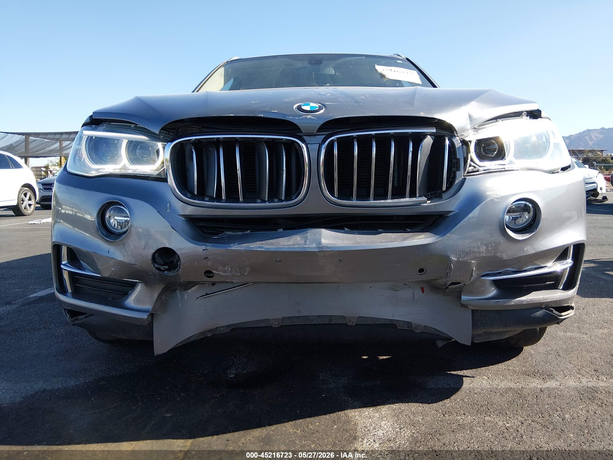 2015 Bmw X5 Xdrive35i Gray vin: 5UXKR0C52F0P01832