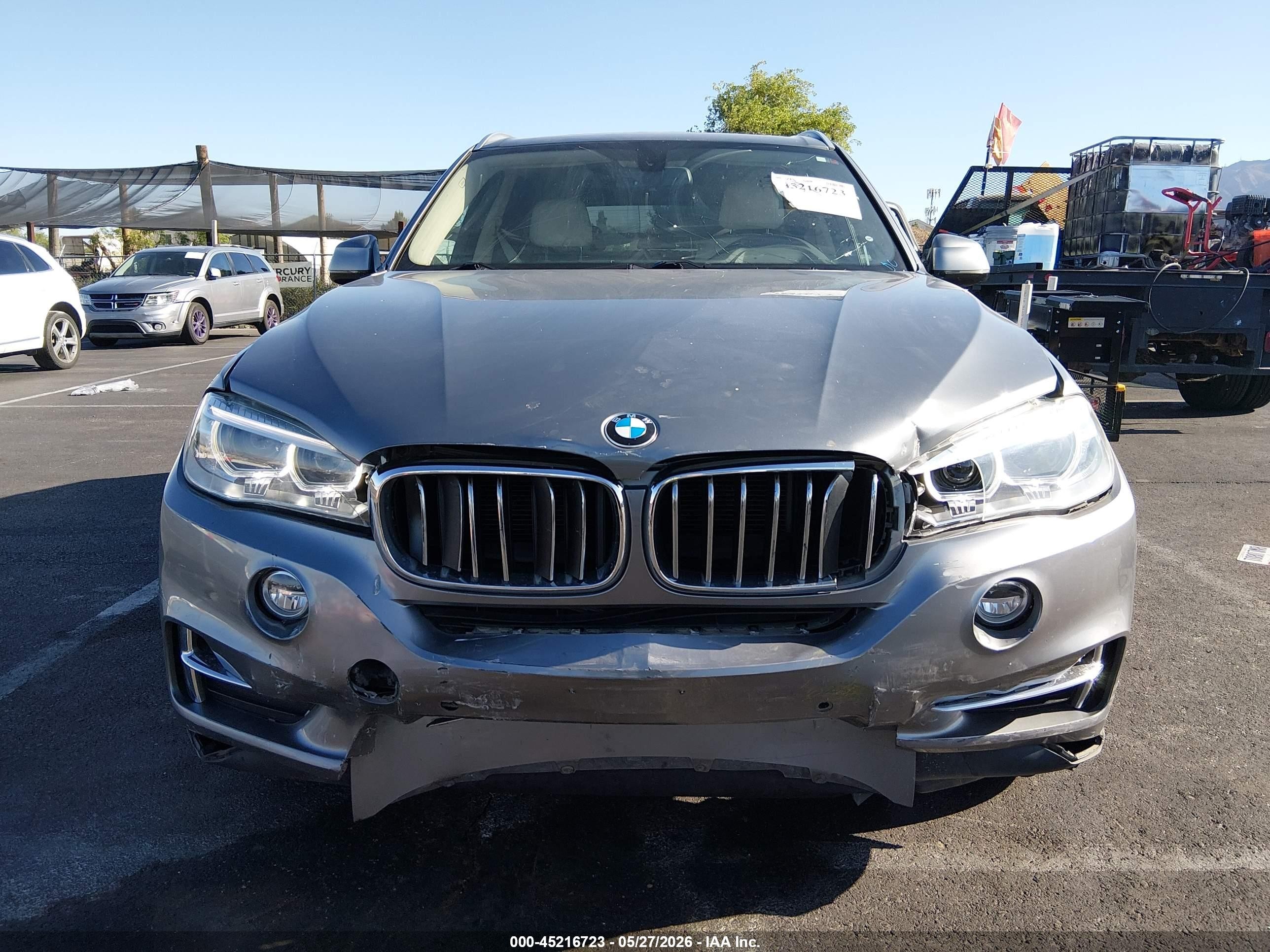 2015 Bmw X5 Xdrive35i Gray vin: 5UXKR0C52F0P01832
