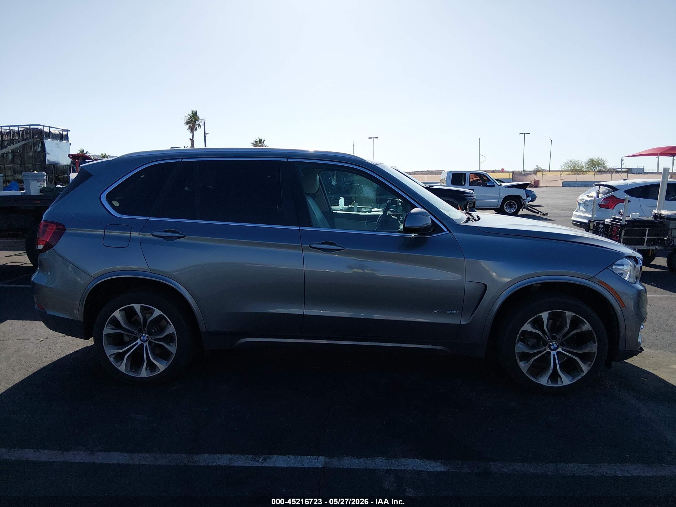 2015 Bmw X5 Xdrive35i Gray vin: 5UXKR0C52F0P01832