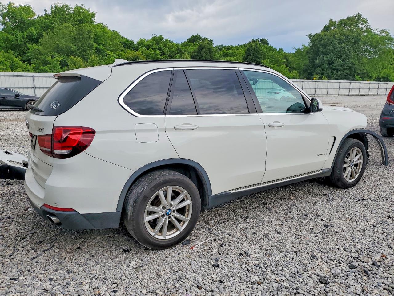 2015 Bmw X5 Xdrive35i White vin: 5UXKR0C52F0P02687