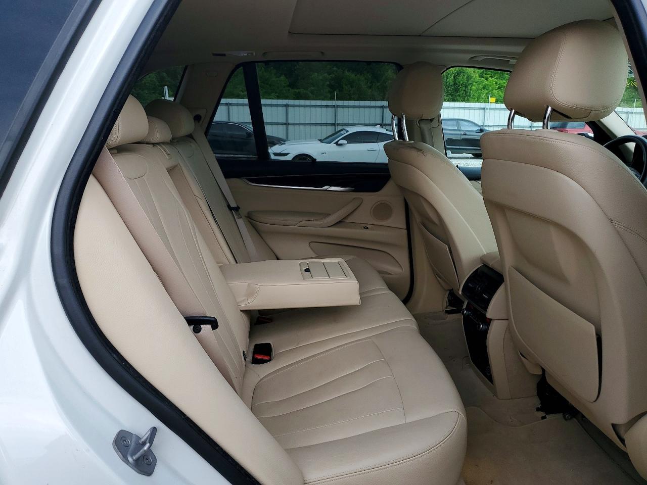 2015 Bmw X5 Xdrive35i White vin: 5UXKR0C52F0P02687