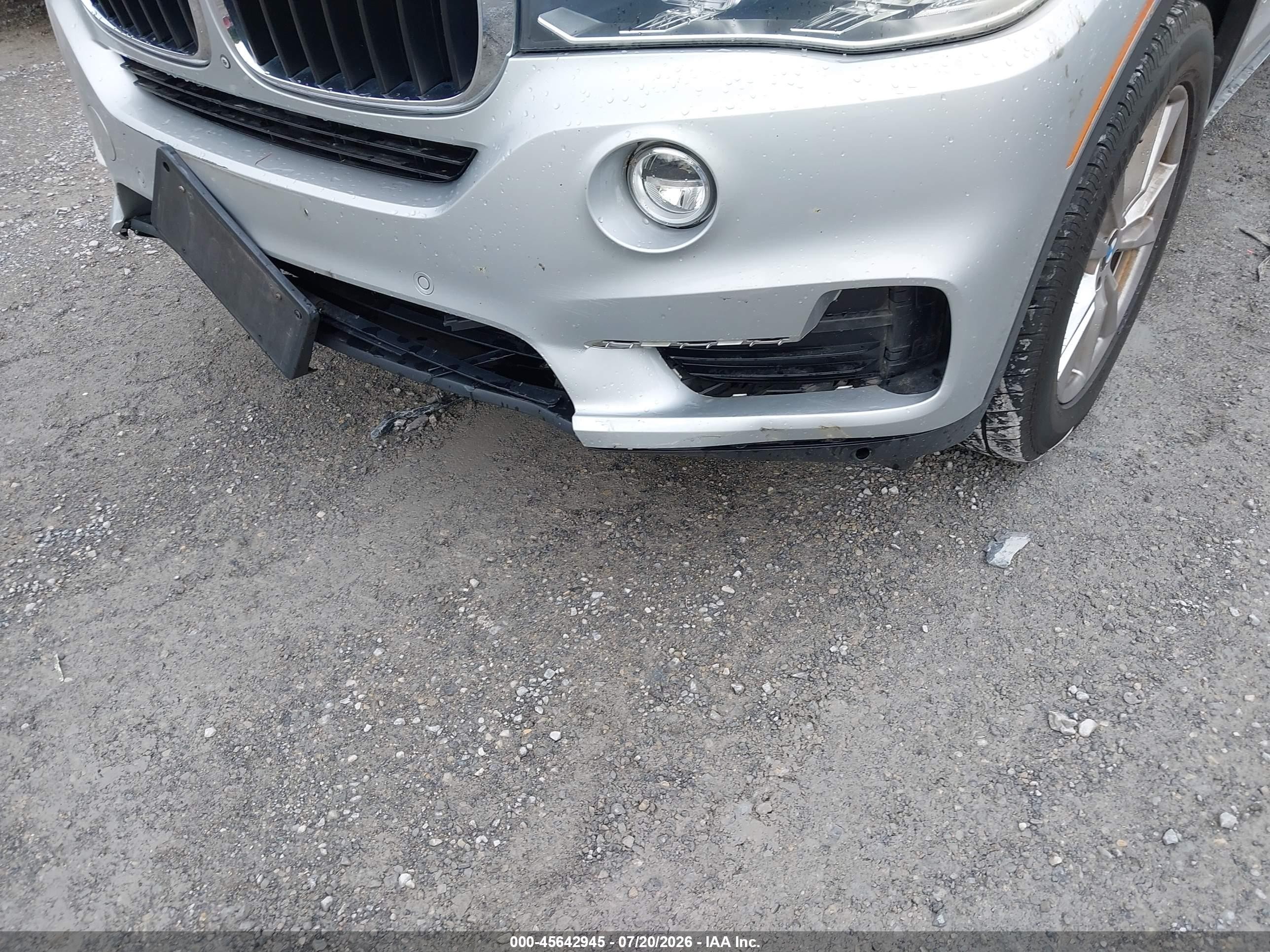 2015 Bmw X5 Xdrive35i Серебряный vin: 5UXKR0C52F0P05735