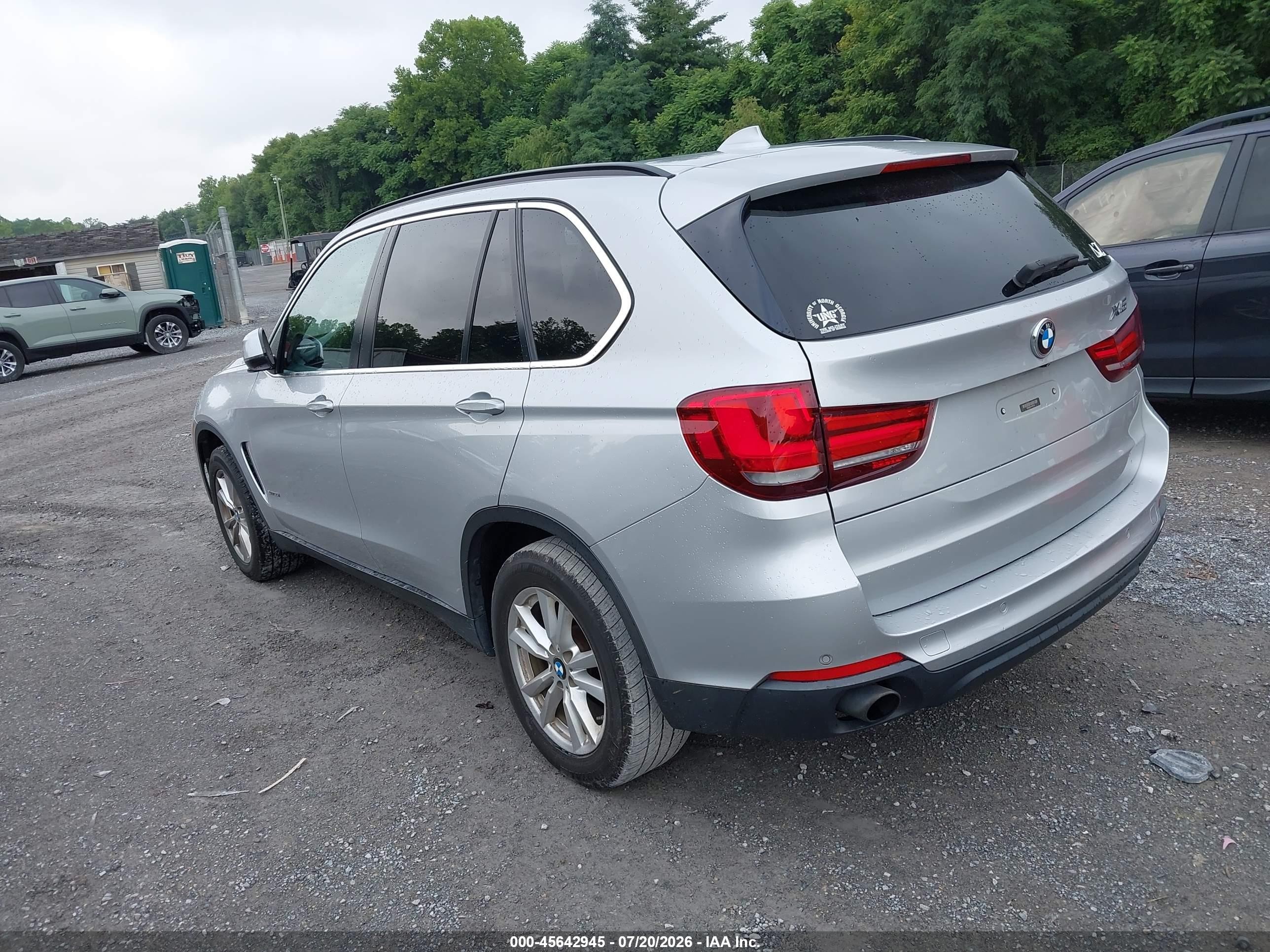 2015 Bmw X5 Xdrive35i Серебряный vin: 5UXKR0C52F0P05735