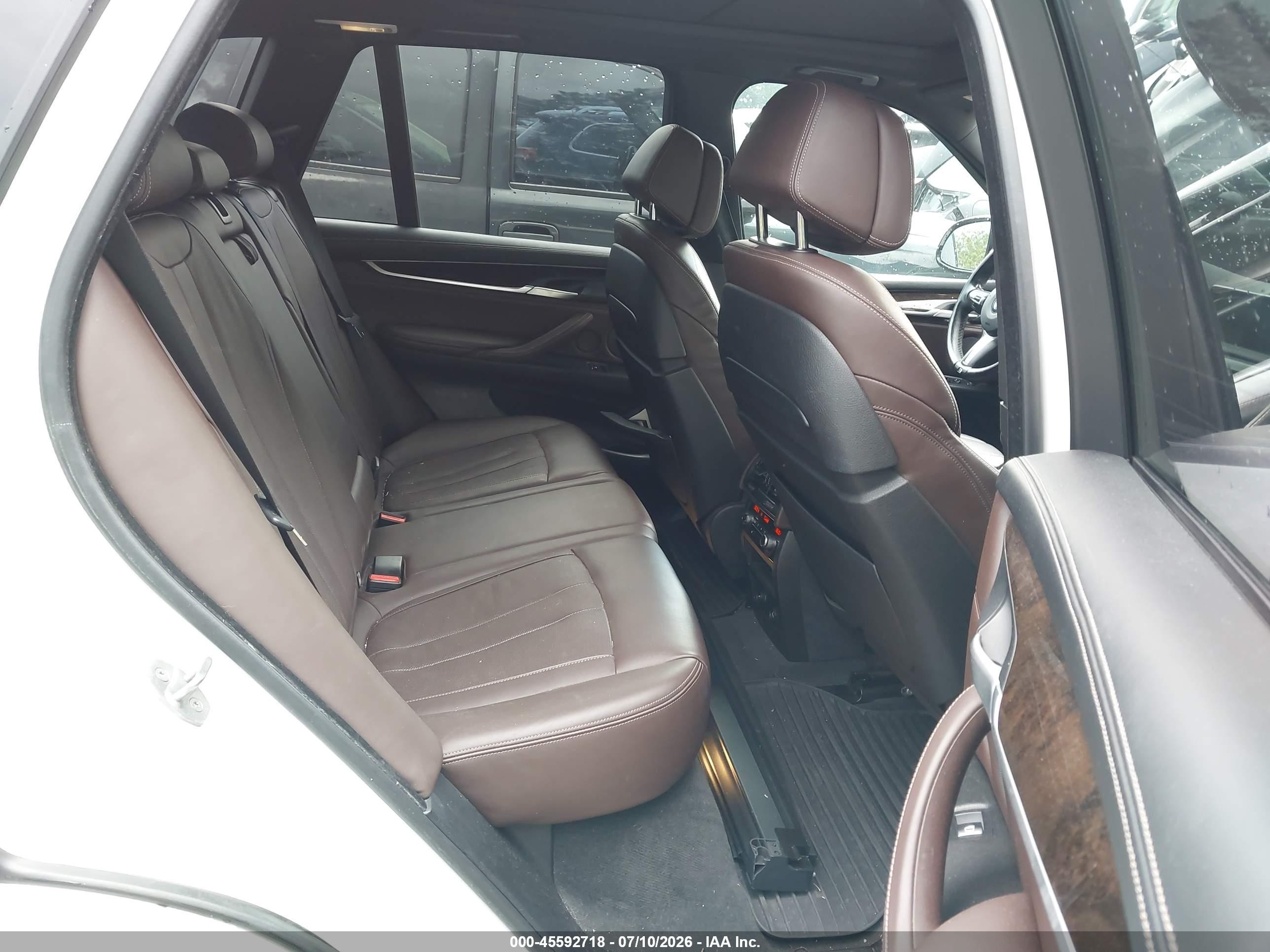 2015 Bmw X5 Xdrive35i White vin: 5UXKR0C52F0P08070