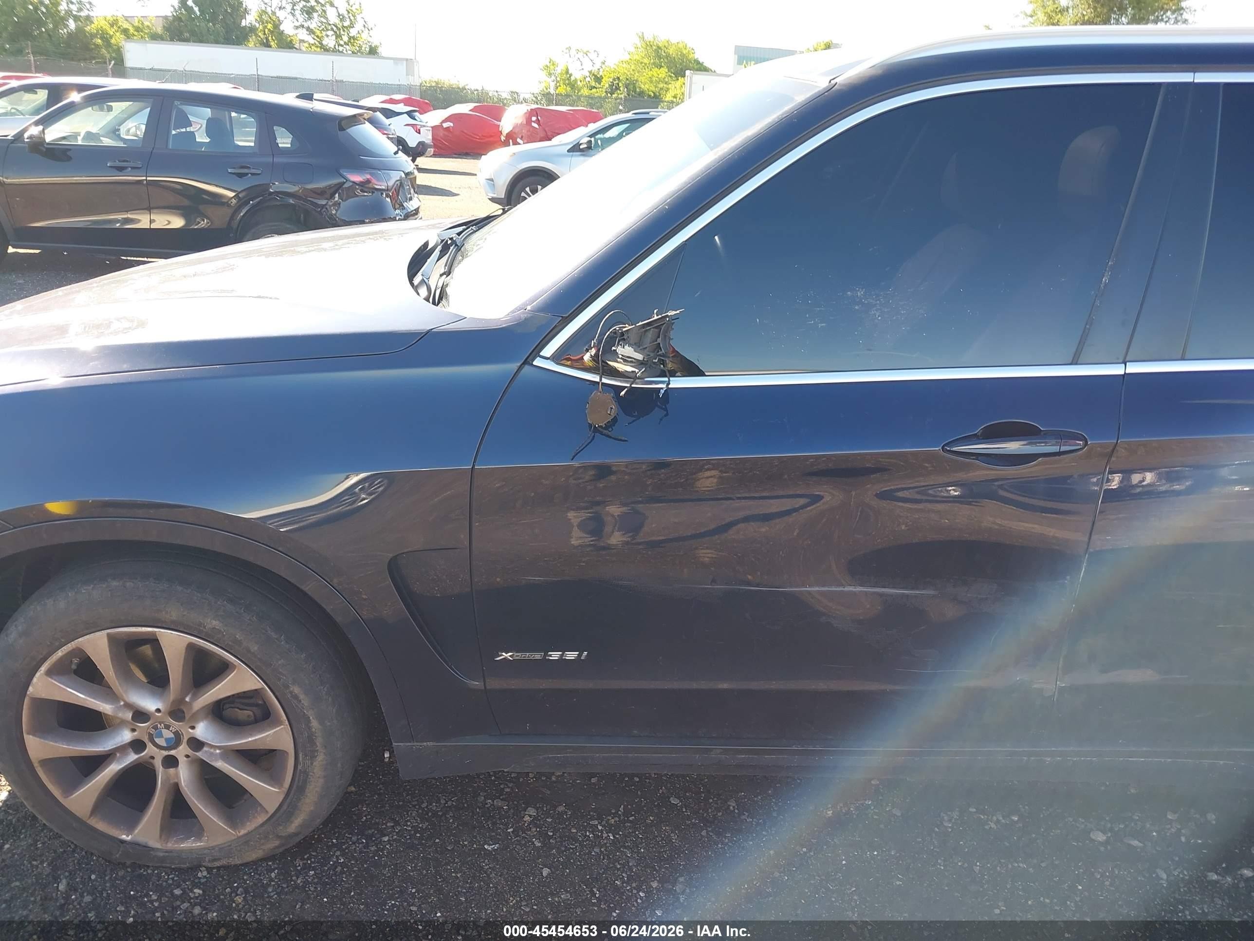 2015 Bmw X5 Xdrive35i Черный vin: 5UXKR0C52F0P12670