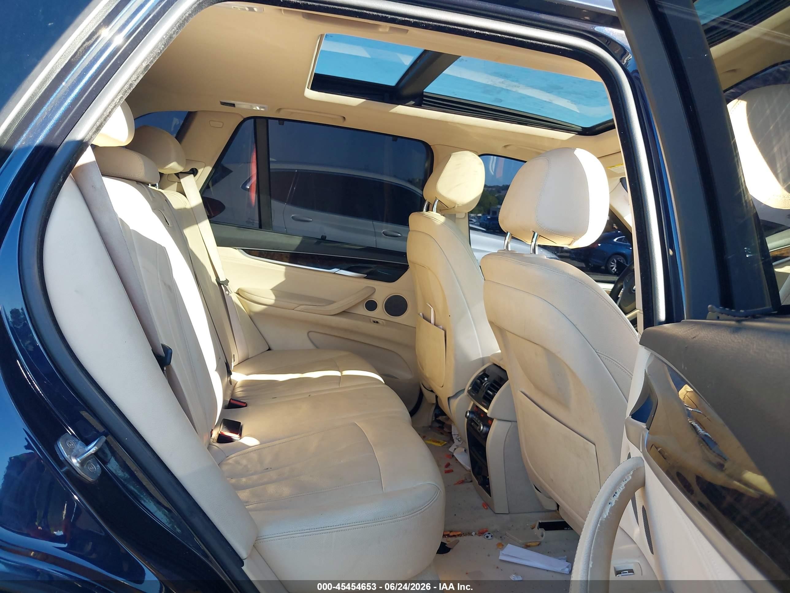 2015 Bmw X5 Xdrive35i Черный vin: 5UXKR0C52F0P12670