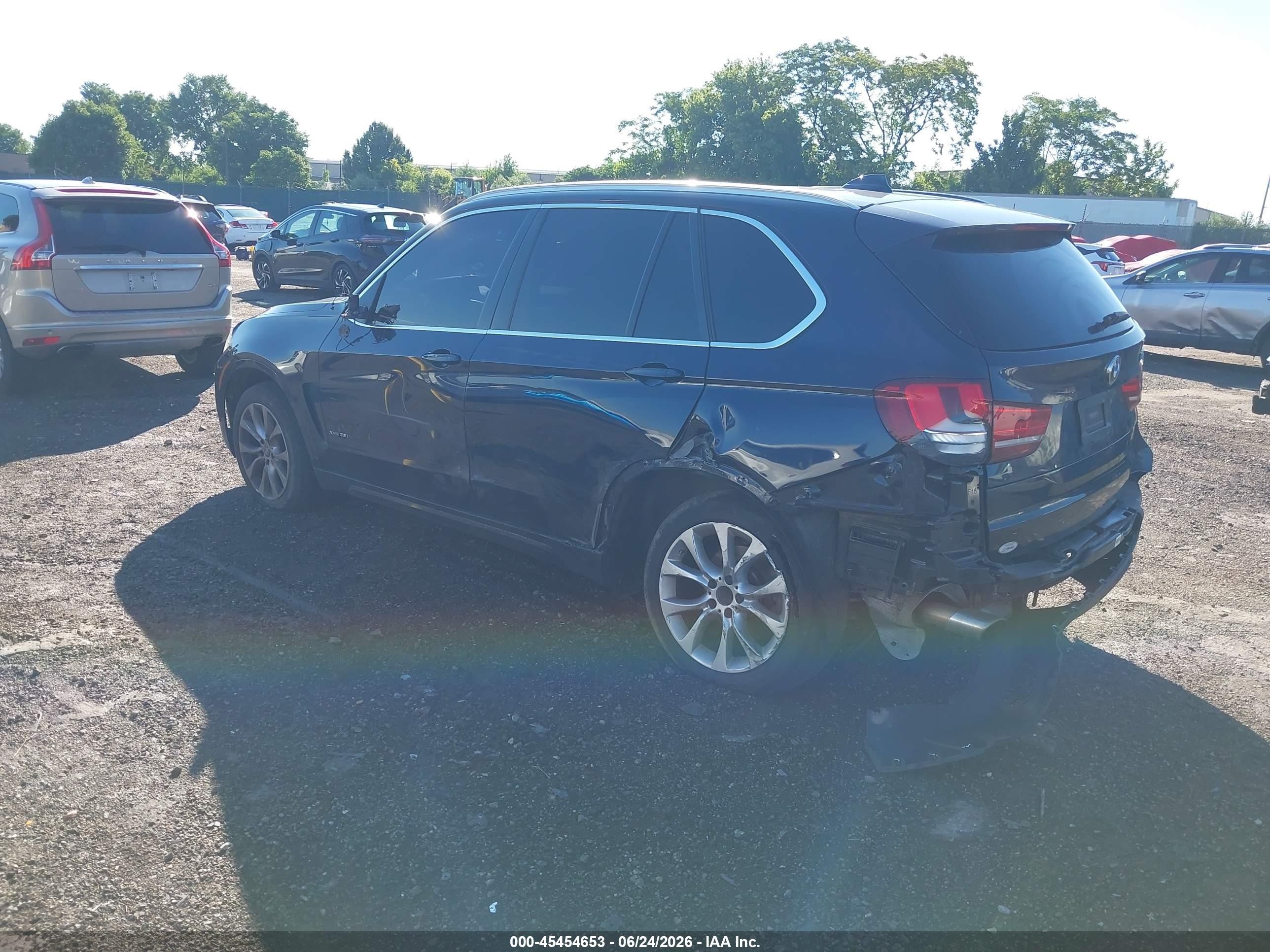 2015 Bmw X5 Xdrive35i Черный vin: 5UXKR0C52F0P12670