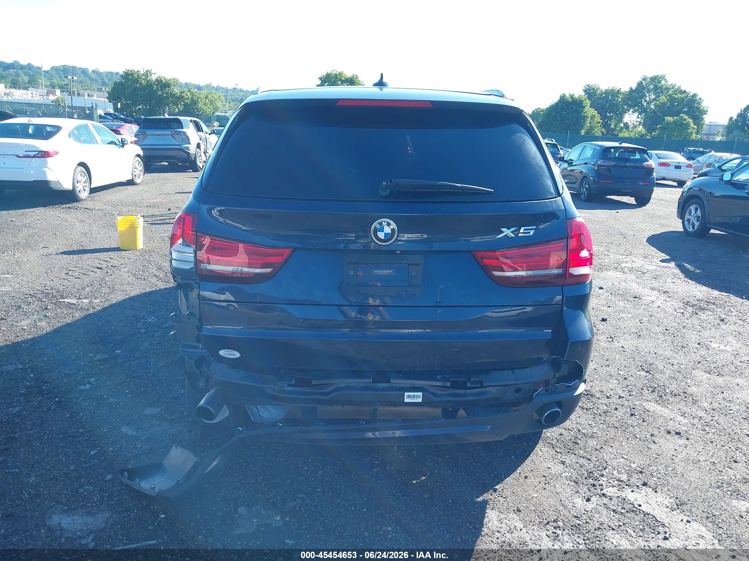 2015 Bmw X5 Xdrive35i Черный vin: 5UXKR0C52F0P12670