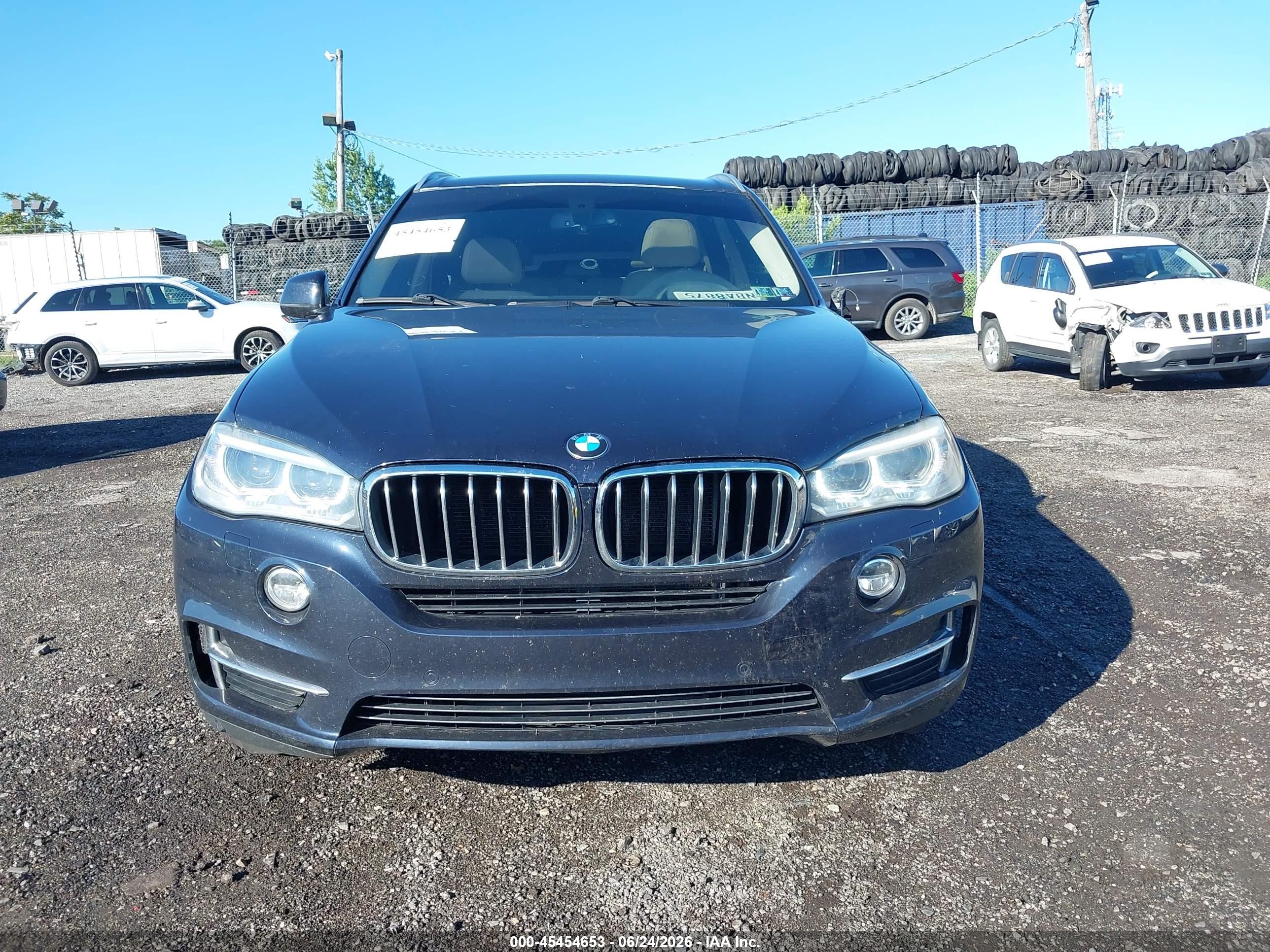 2015 Bmw X5 Xdrive35i Черный vin: 5UXKR0C52F0P12670