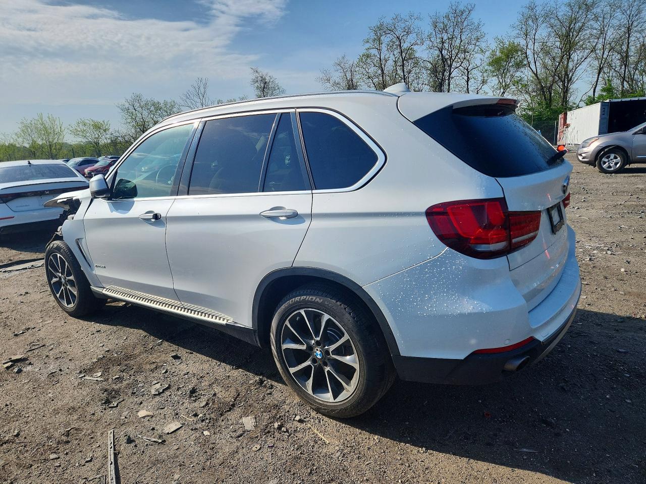 2015 Bmw X5 Xdrive35i Белый vin: 5UXKR0C52F0P14001