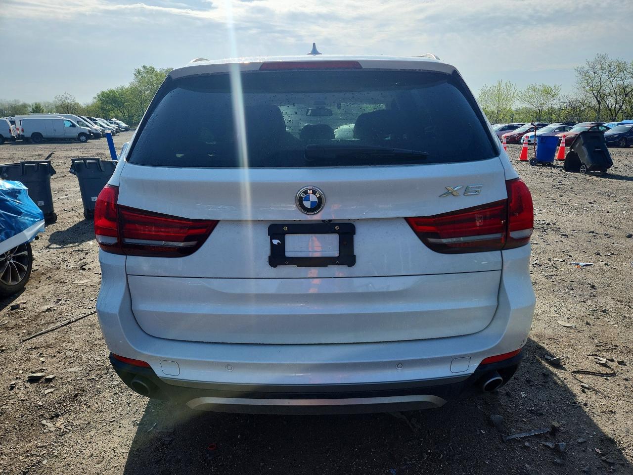 2015 Bmw X5 Xdrive35i Белый vin: 5UXKR0C52F0P14001
