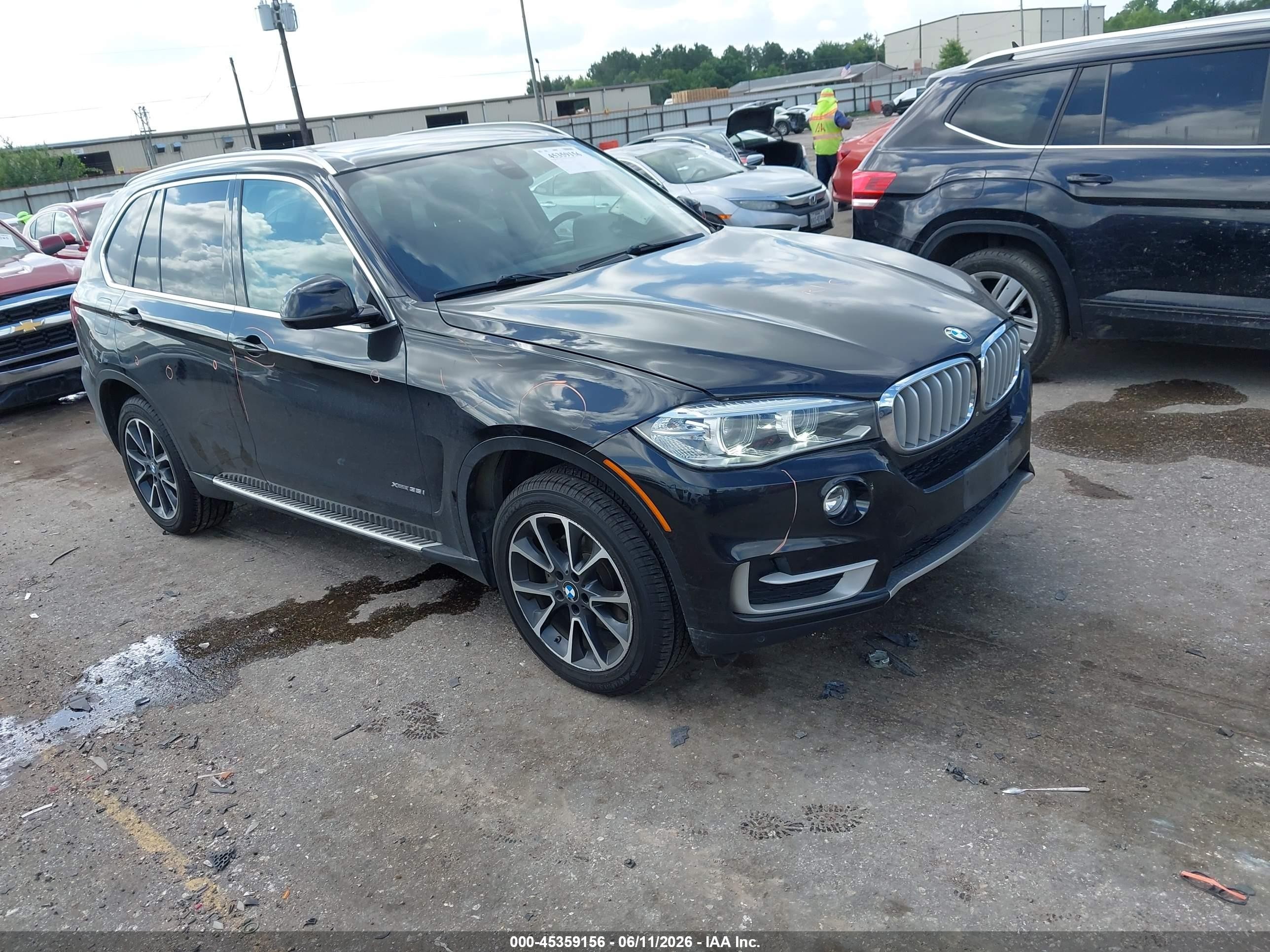 2015 Bmw X5 Xdrive35i Black vin: 5UXKR0C52F0P16265
