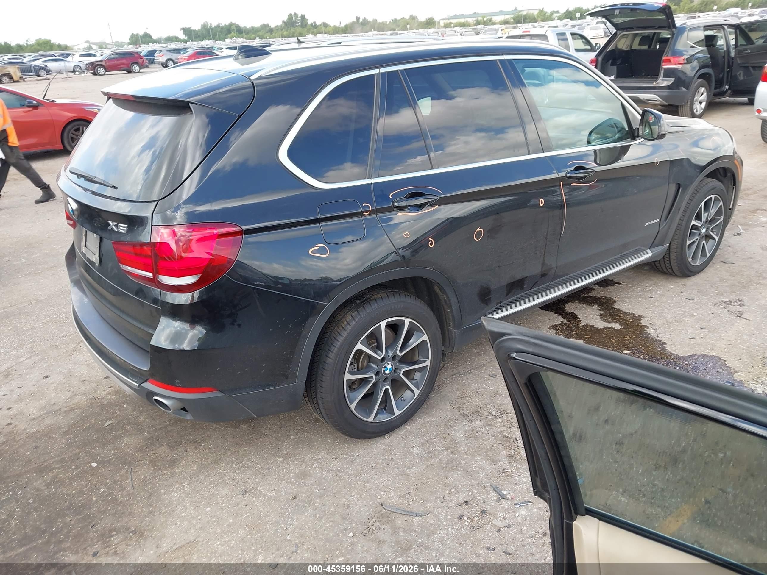 2015 Bmw X5 Xdrive35i Black vin: 5UXKR0C52F0P16265