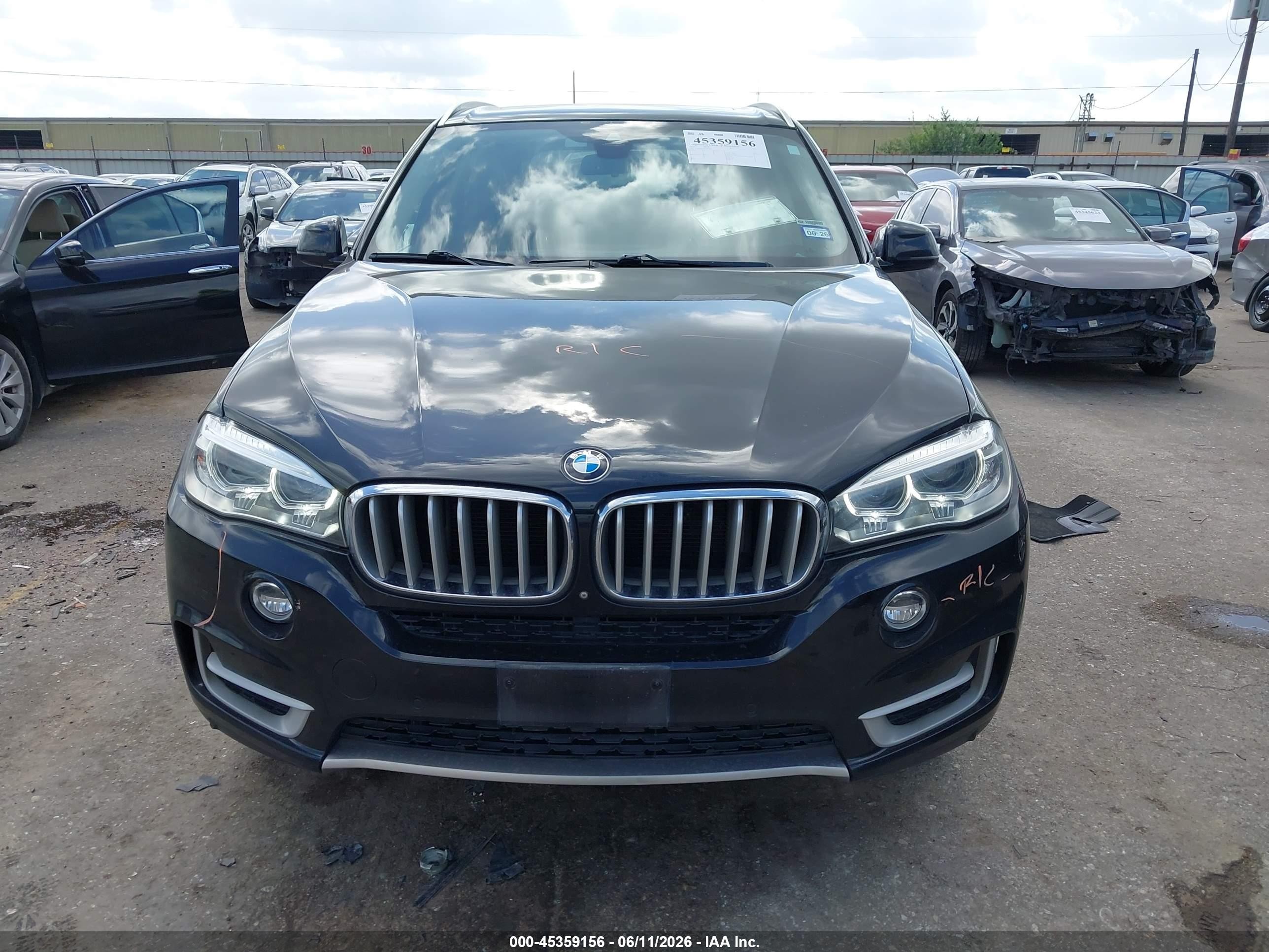 2015 Bmw X5 Xdrive35i Black vin: 5UXKR0C52F0P16265