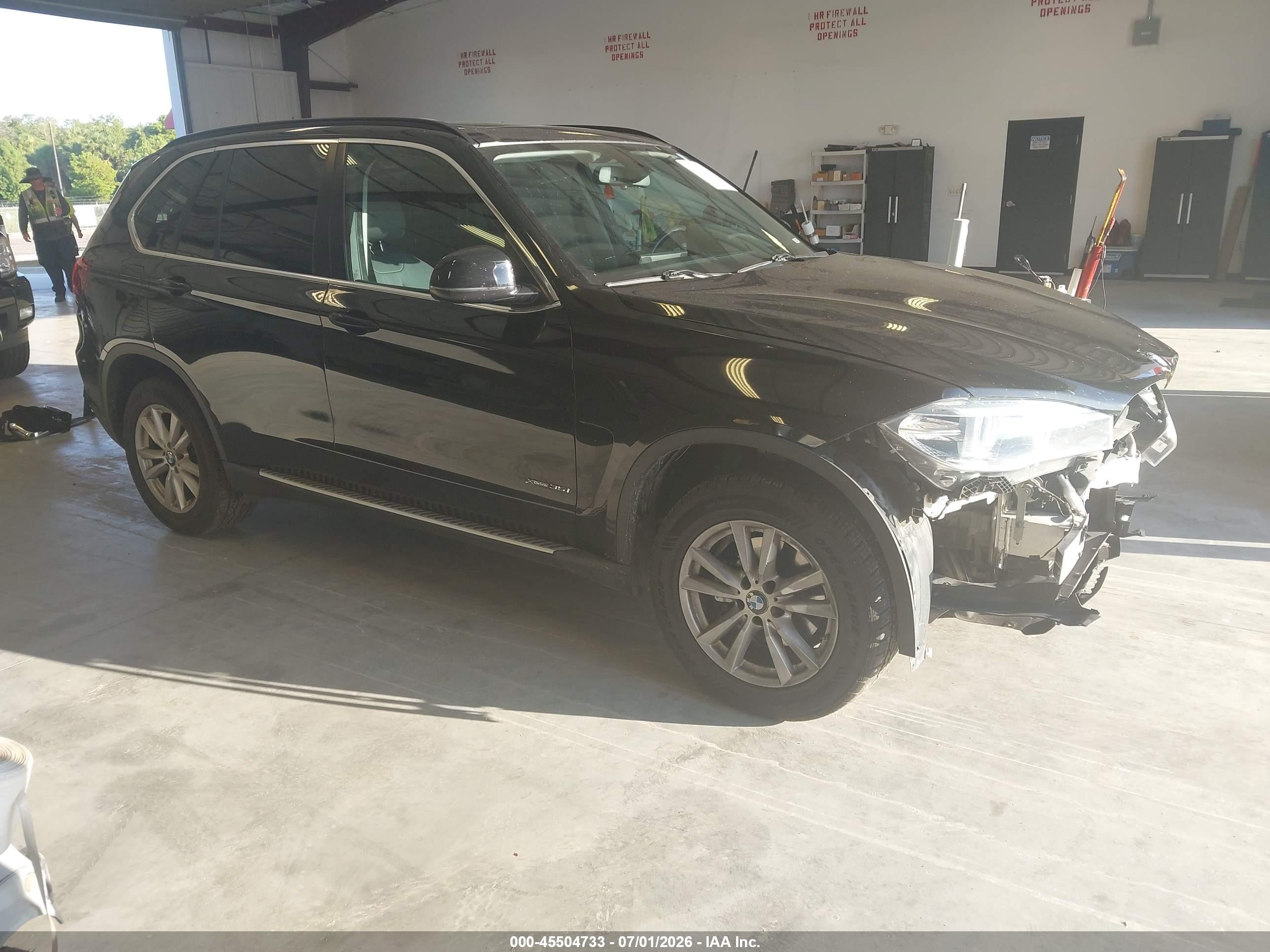 2015 Bmw X5 Xdrive35i Black vin: 5UXKR0C52F0P17982