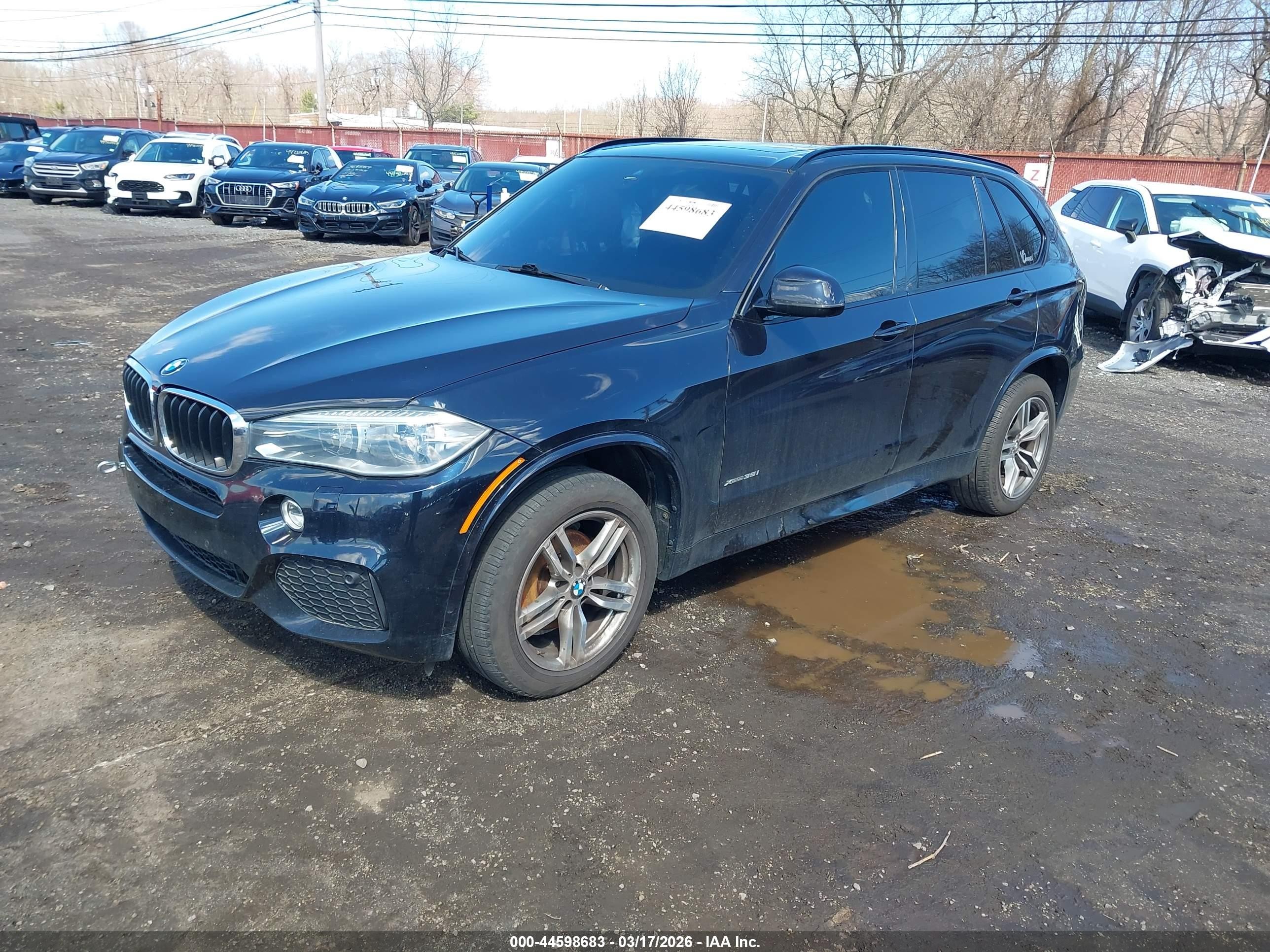 2016 Bmw X5 Xdrive35i Black vin: 5UXKR0C52G0S92670