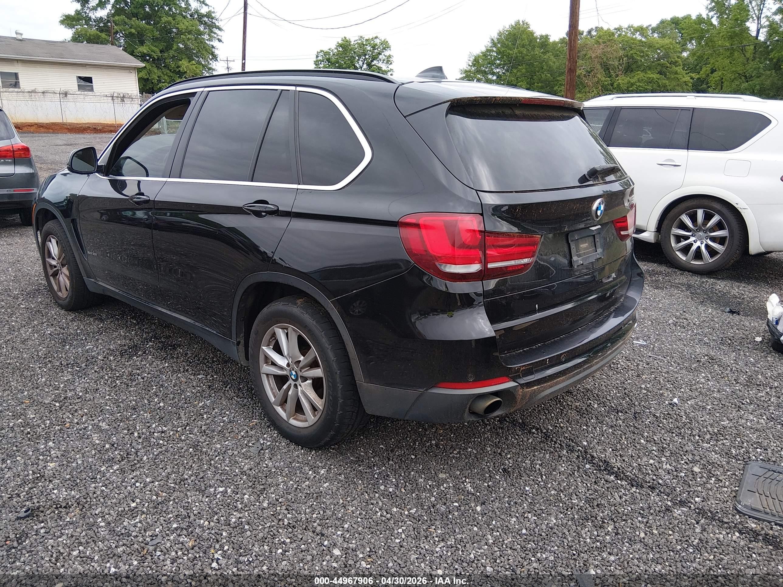 2014 Bmw X5 Xdrive35i Black vin: 5UXKR0C53E0K52014