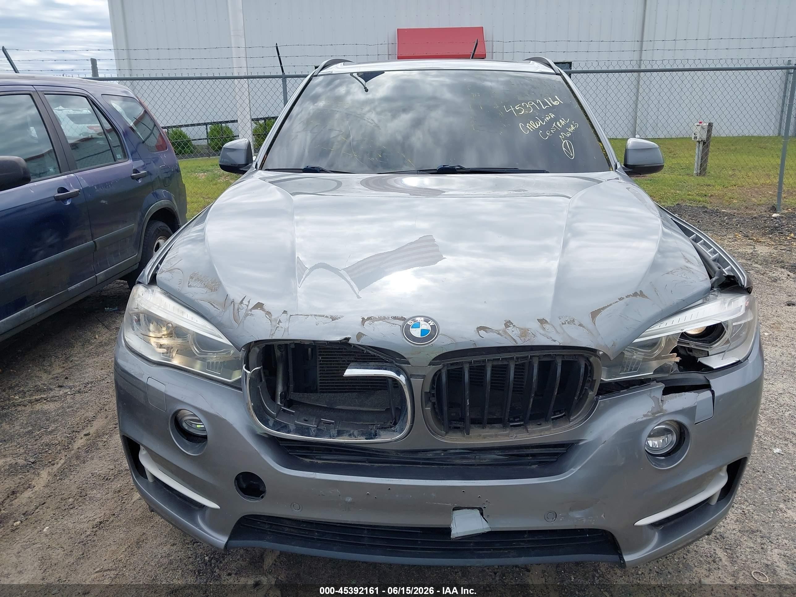 2015 Bmw X5 Xdrive35i Gray vin: 5UXKR0C53F0K53441