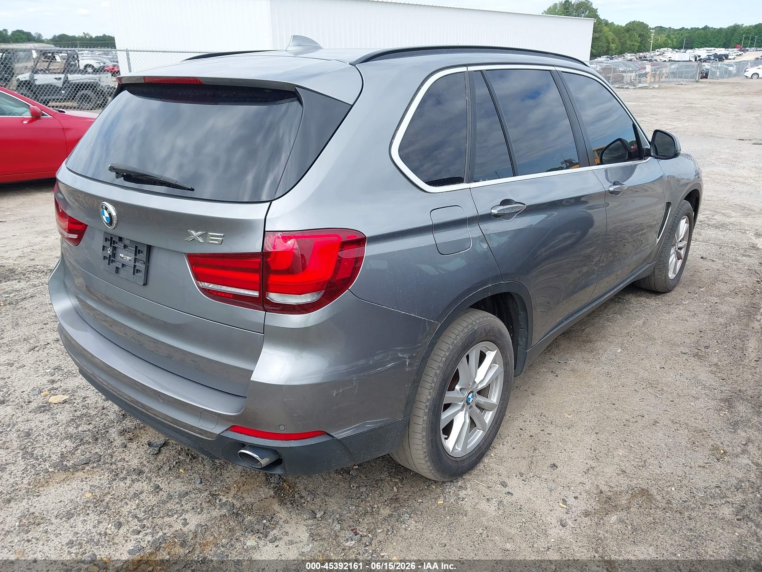 2015 Bmw X5 Xdrive35i Gray vin: 5UXKR0C53F0K53441