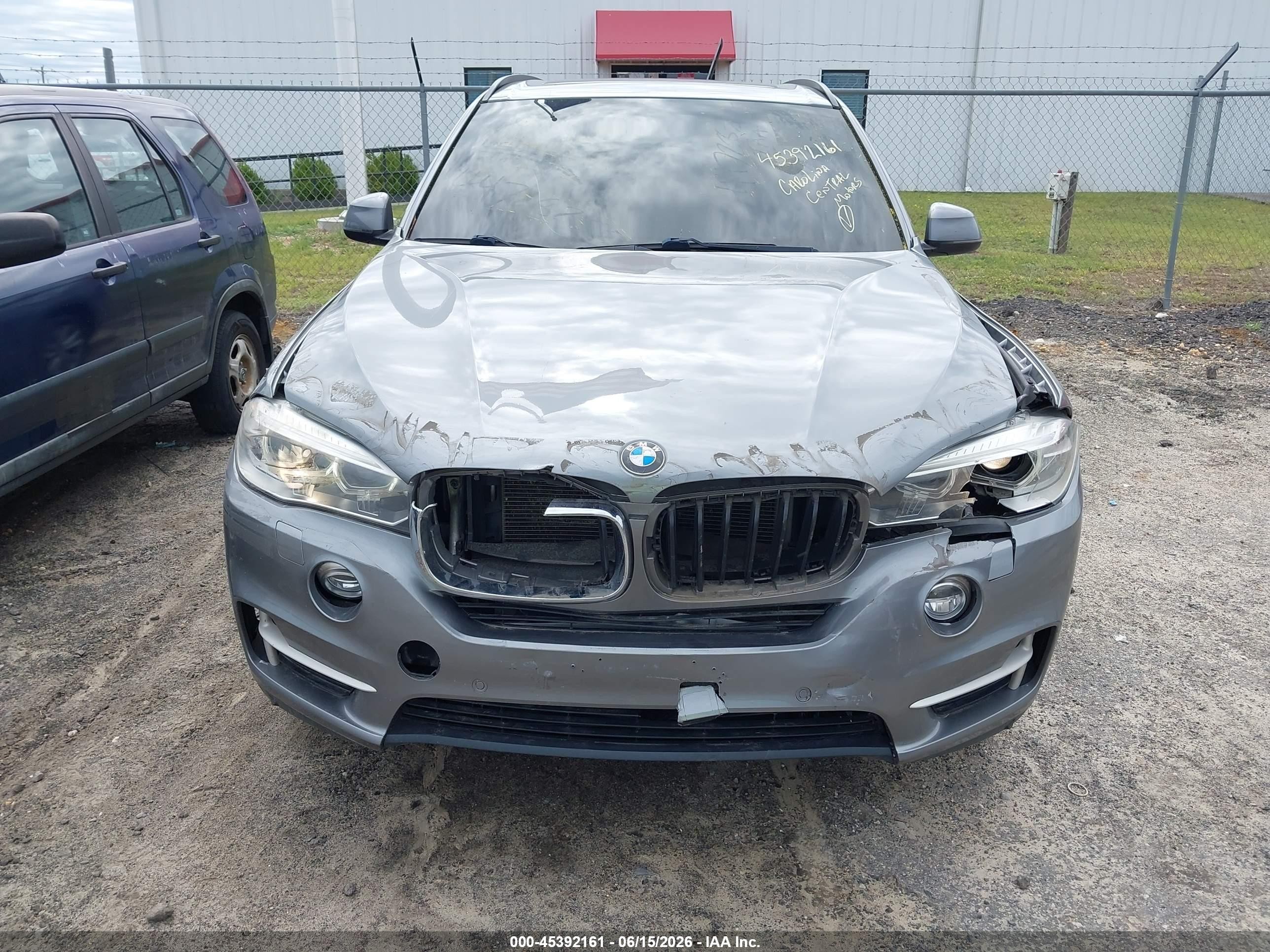 2015 Bmw X5 Xdrive35i Gray vin: 5UXKR0C53F0K53441