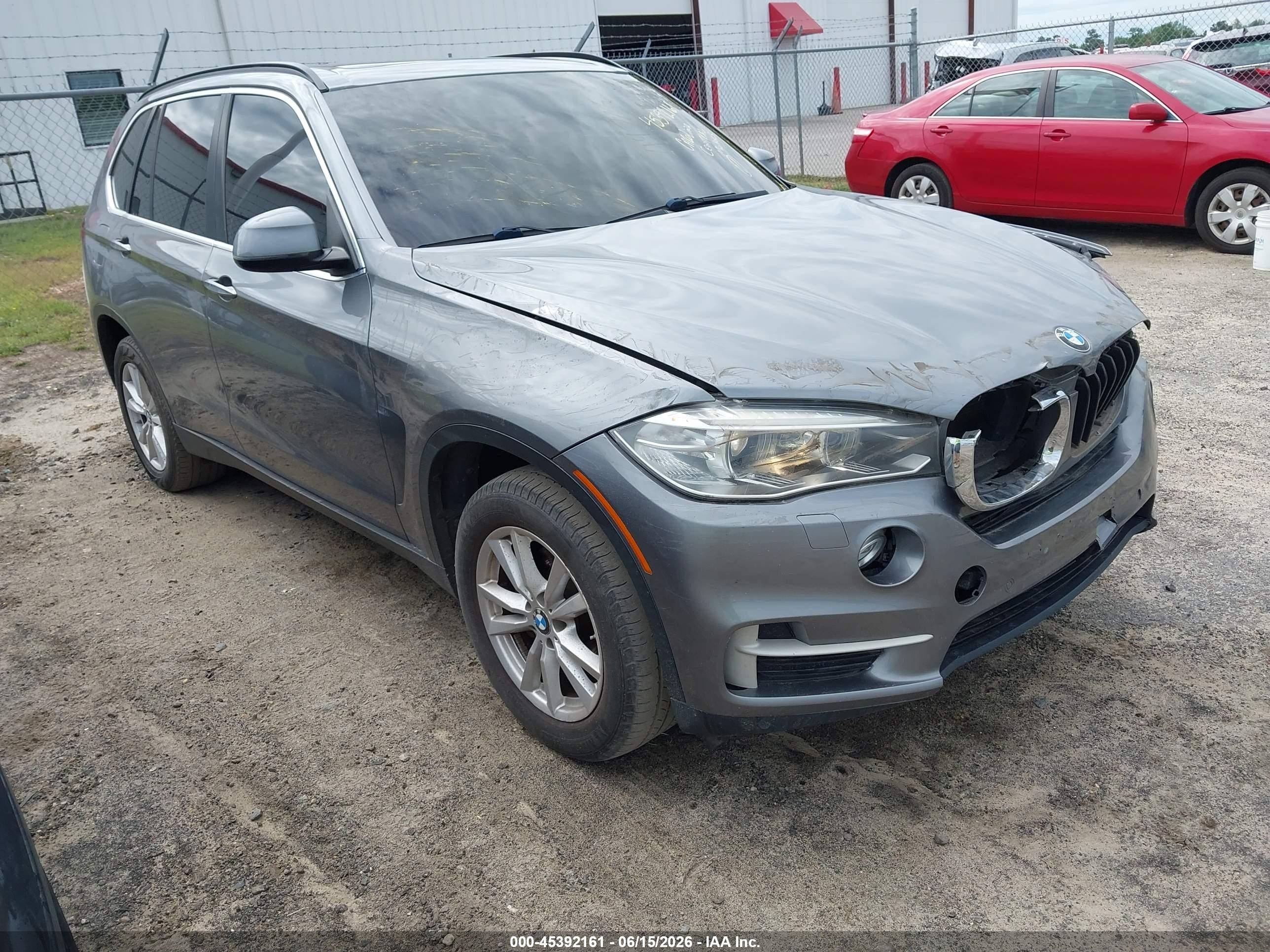 2015 Bmw X5 Xdrive35i Gray vin: 5UXKR0C53F0K53441