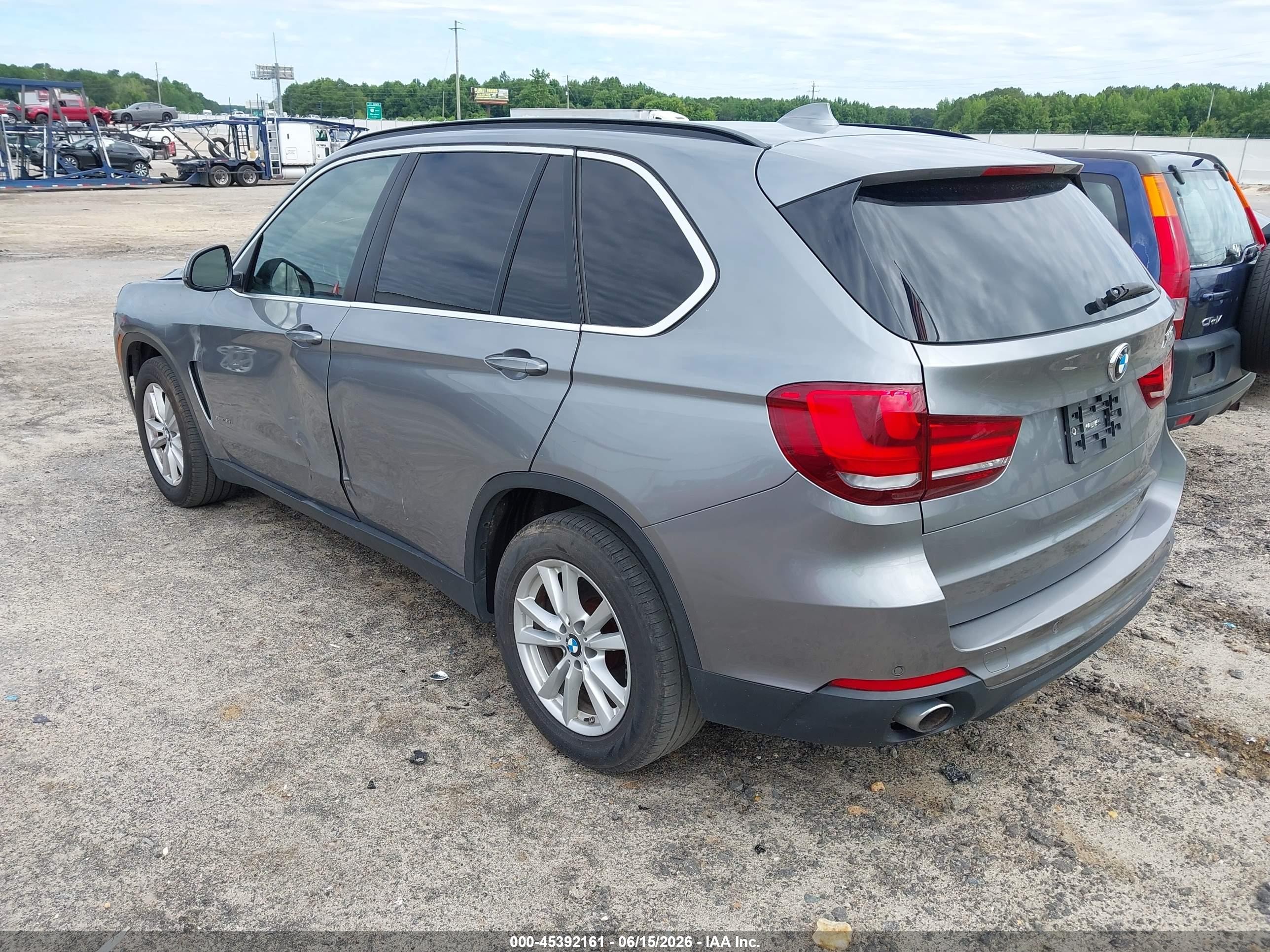 2015 Bmw X5 Xdrive35i Gray vin: 5UXKR0C53F0K53441