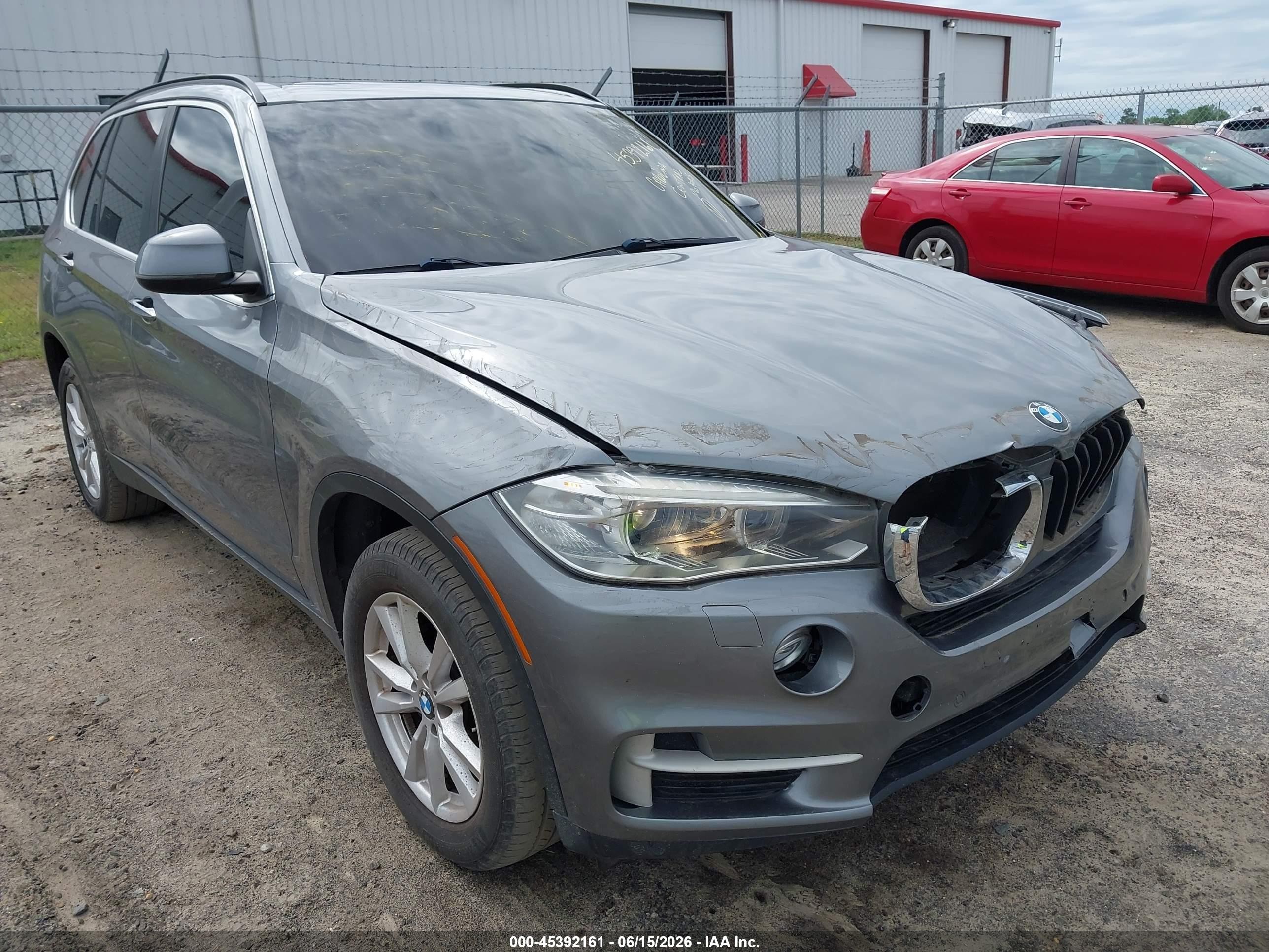 2015 Bmw X5 Xdrive35i Gray vin: 5UXKR0C53F0K53441