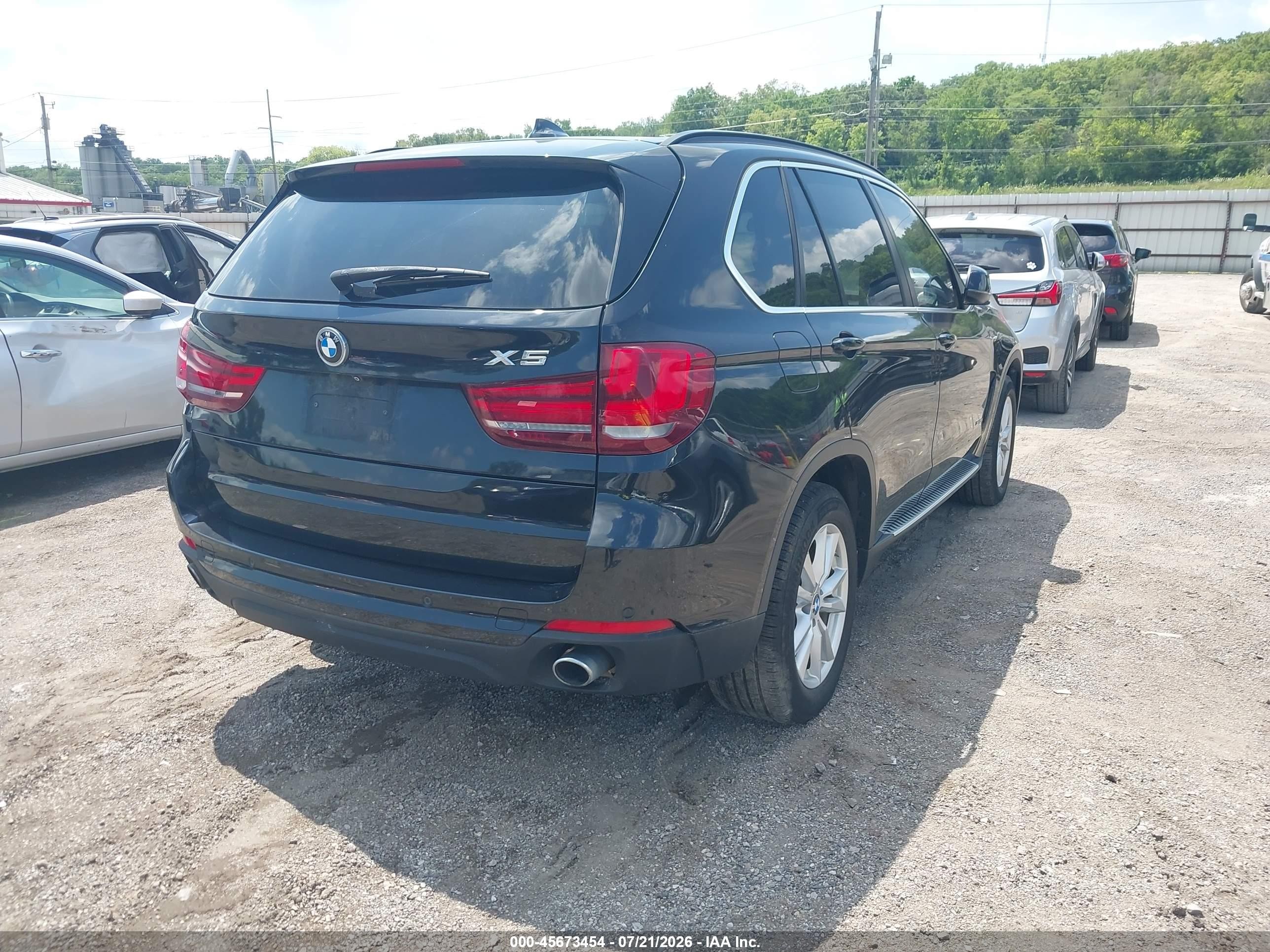 2015 Bmw X5 Xdrive35i Black vin: 5UXKR0C53F0K55836