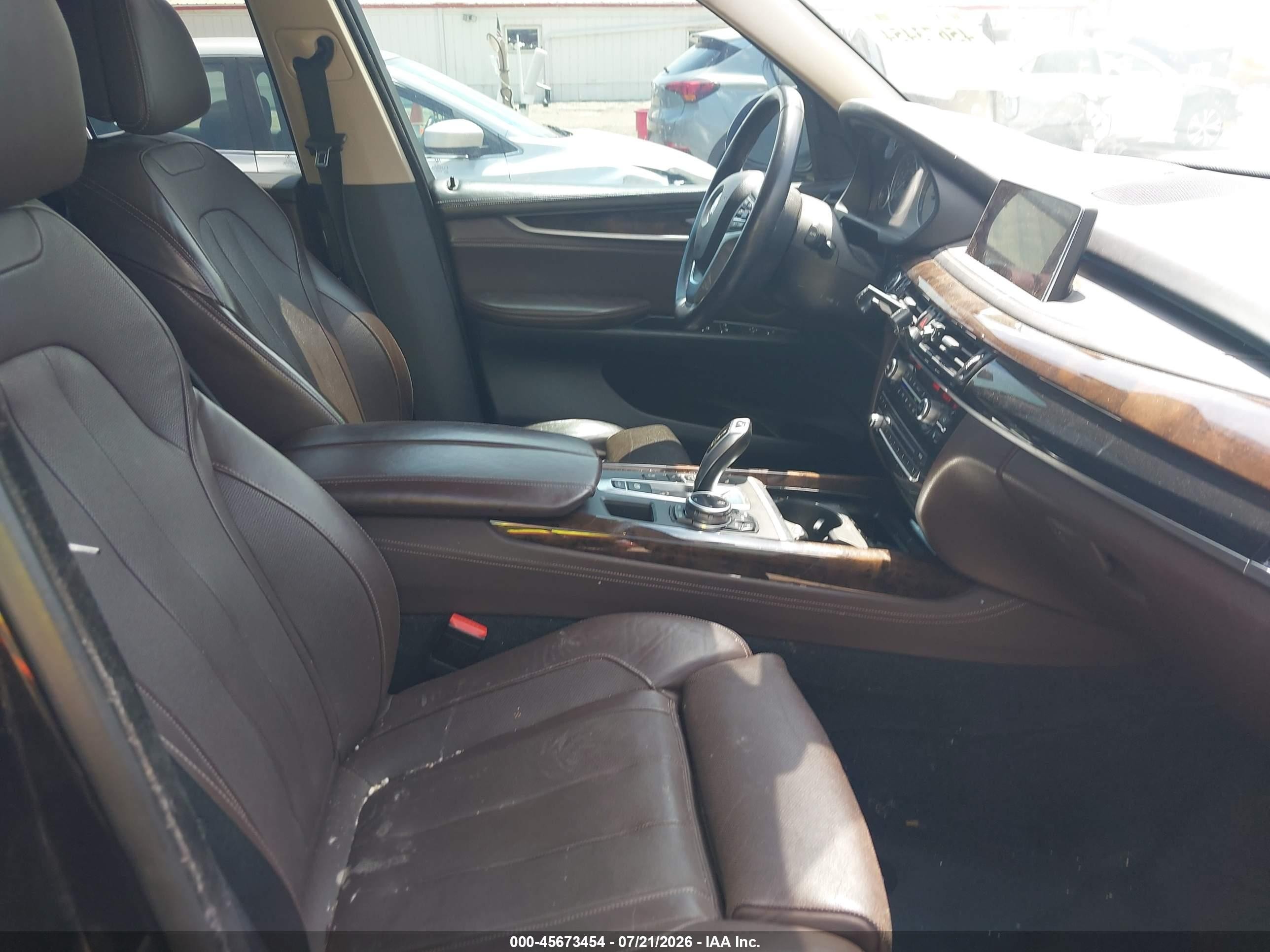2015 Bmw X5 Xdrive35i Black vin: 5UXKR0C53F0K55836