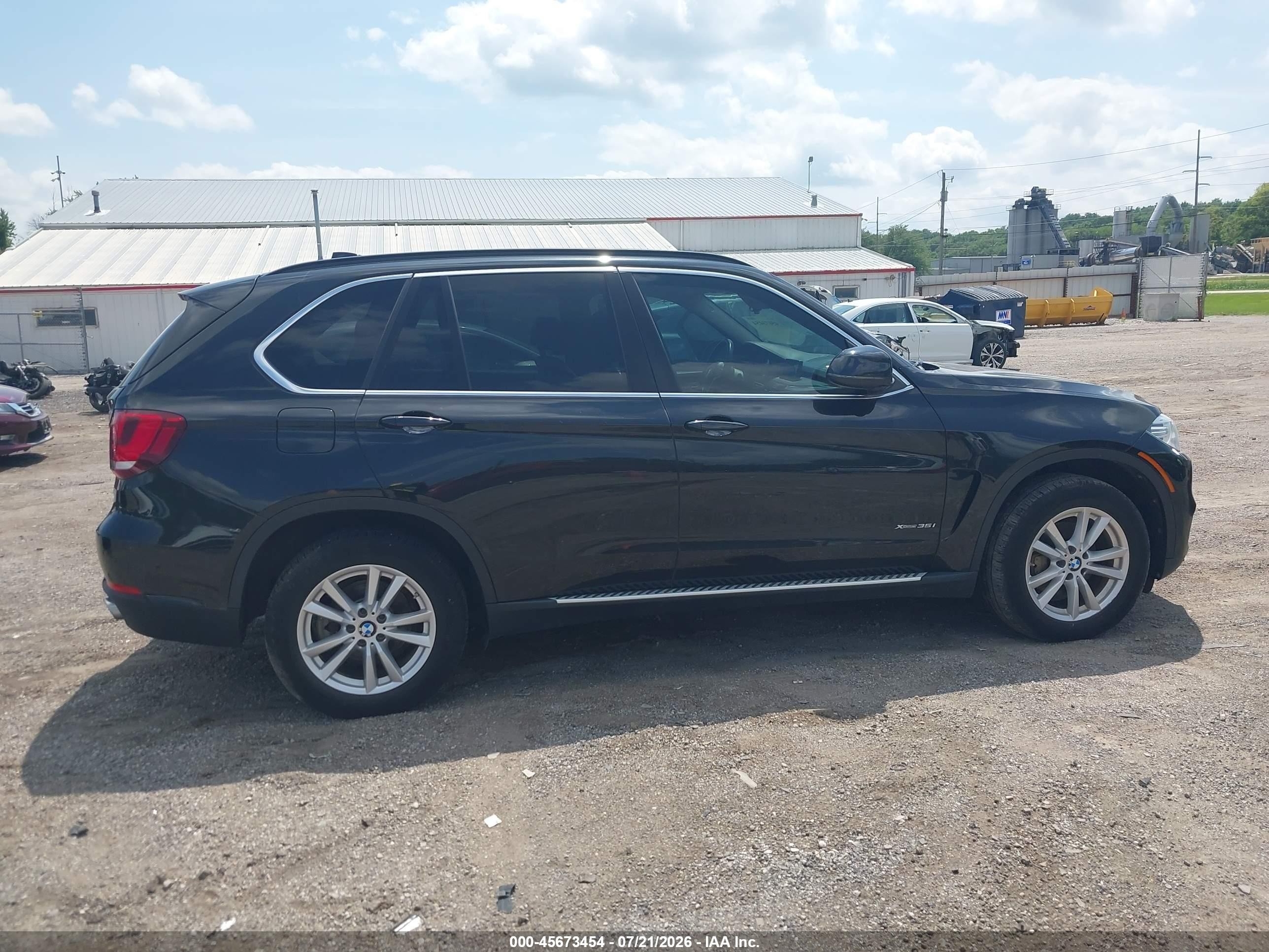 2015 Bmw X5 Xdrive35i Black vin: 5UXKR0C53F0K55836
