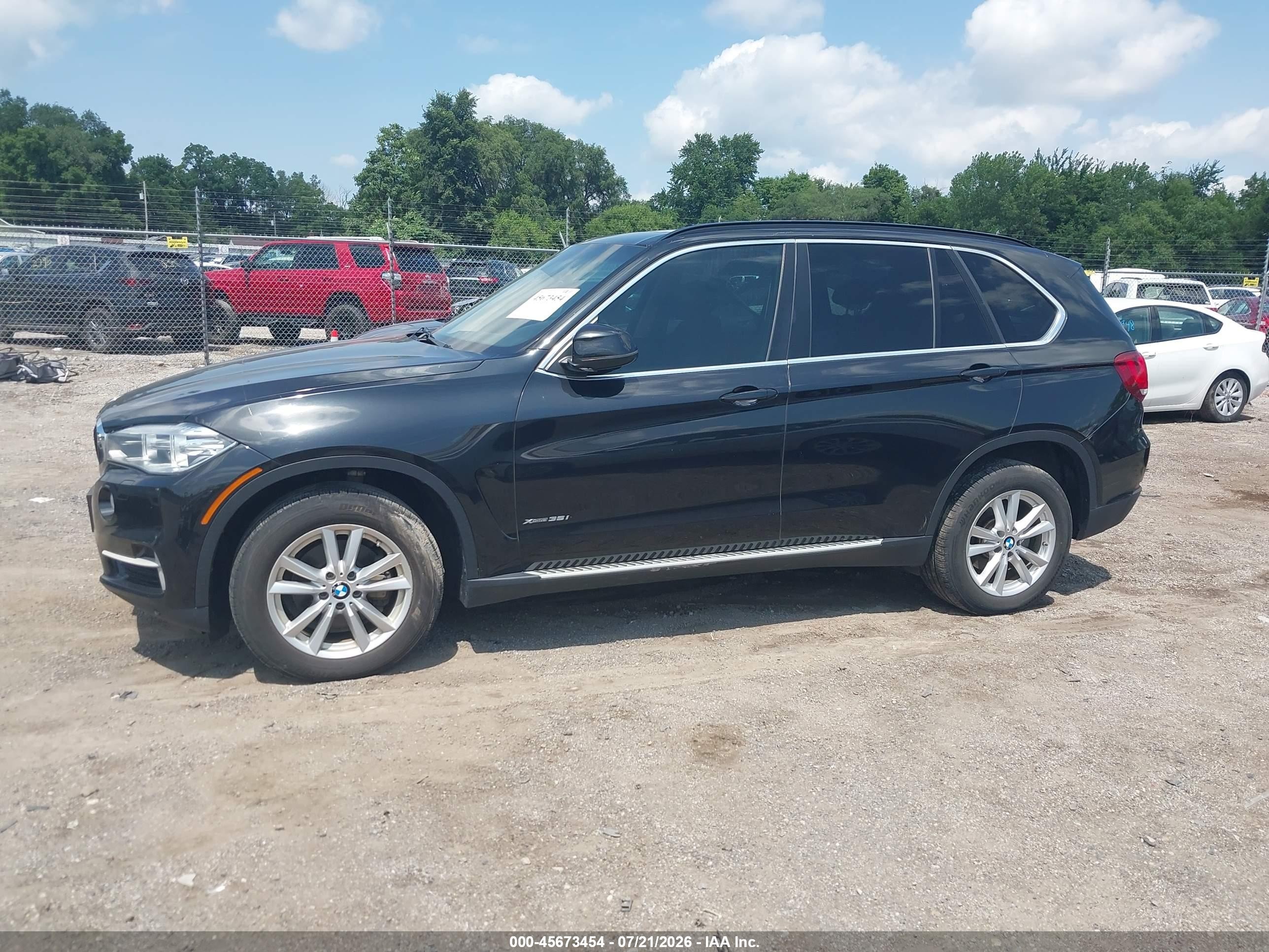2015 Bmw X5 Xdrive35i Black vin: 5UXKR0C53F0K55836