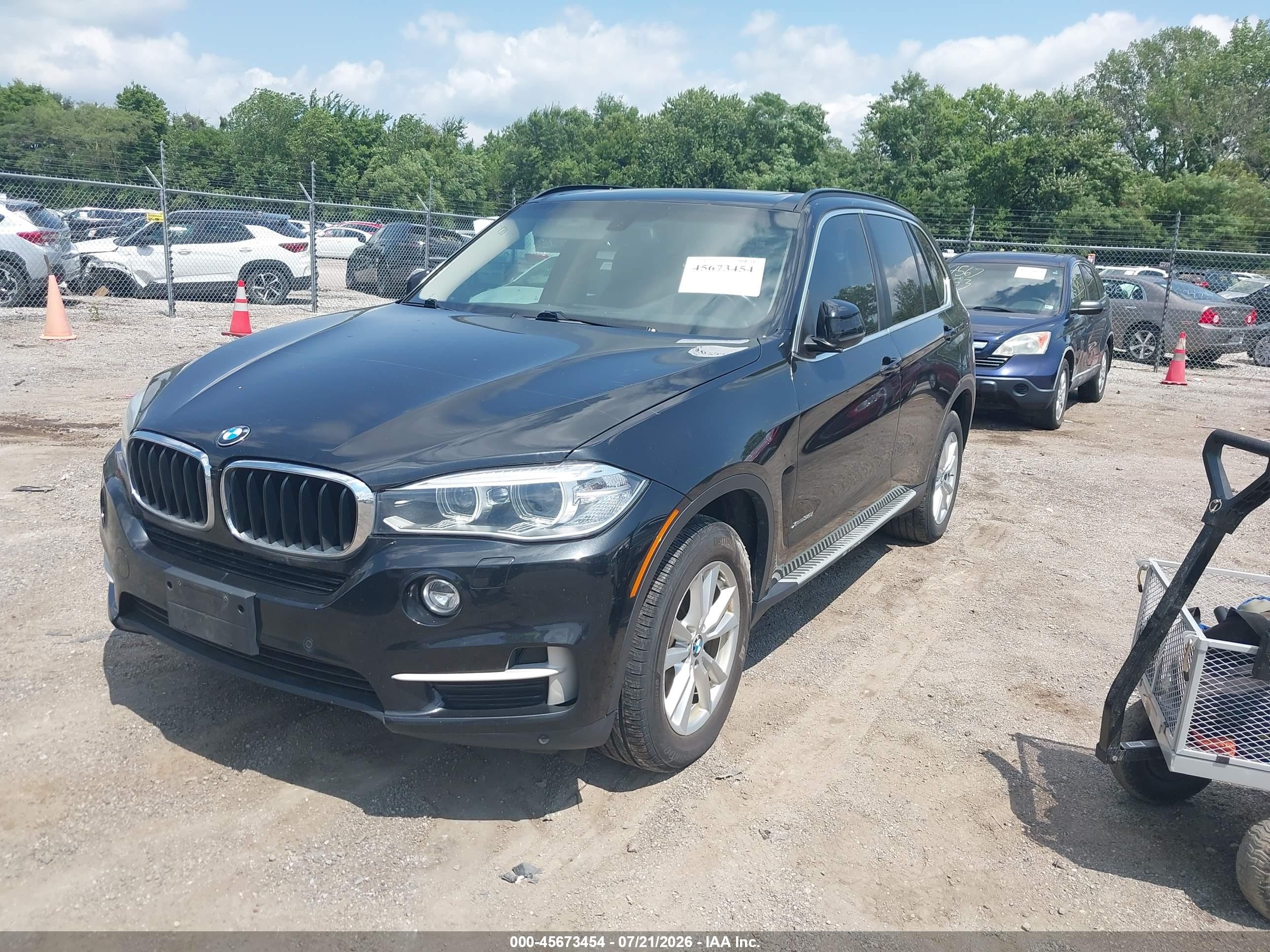 2015 Bmw X5 Xdrive35i Black vin: 5UXKR0C53F0K55836