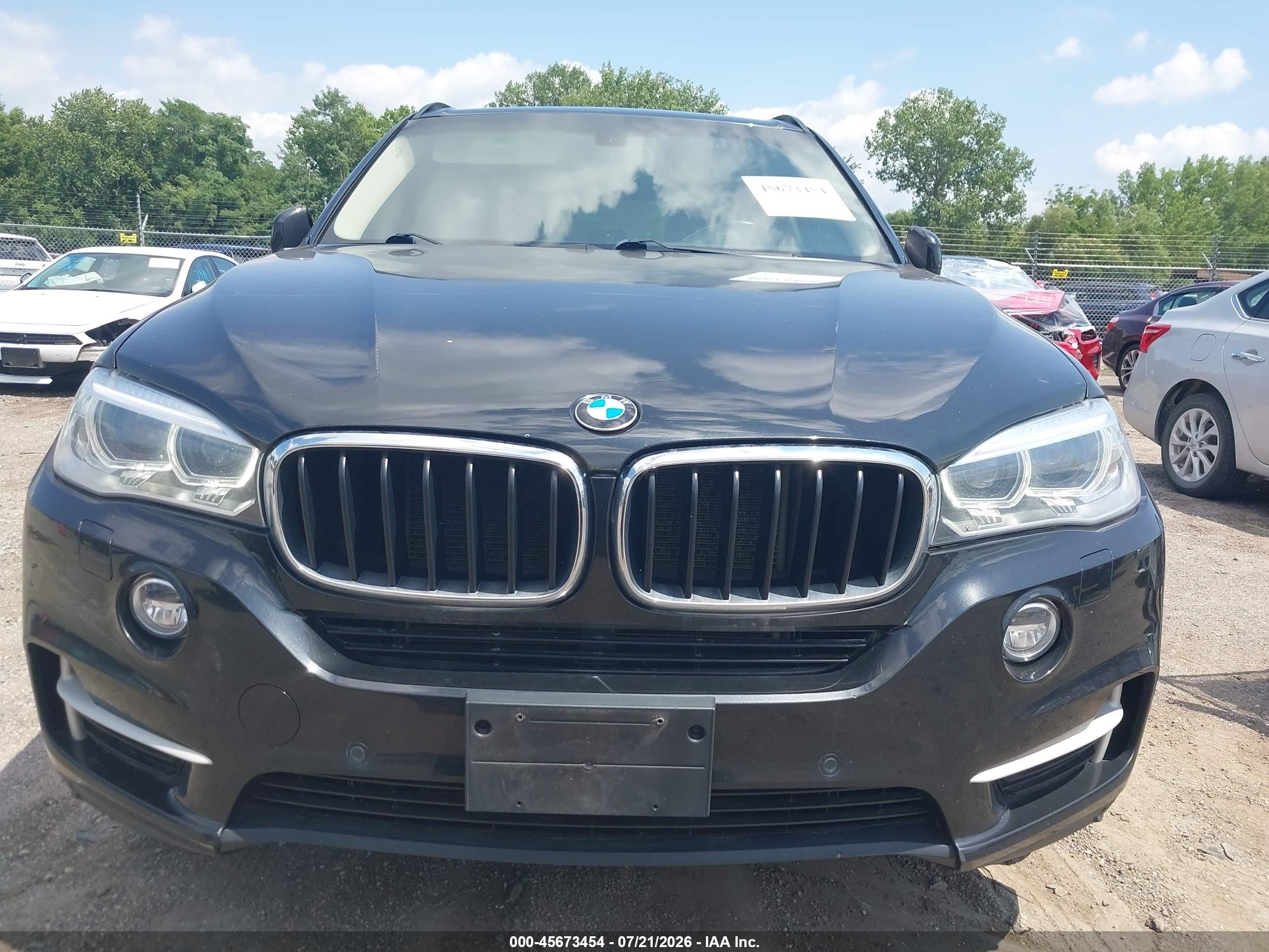 2015 Bmw X5 Xdrive35i Black vin: 5UXKR0C53F0K55836