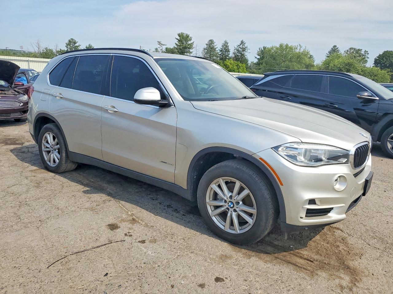 2015 Bmw X5 Xdrive35i Silver vin: 5UXKR0C53F0K57795
