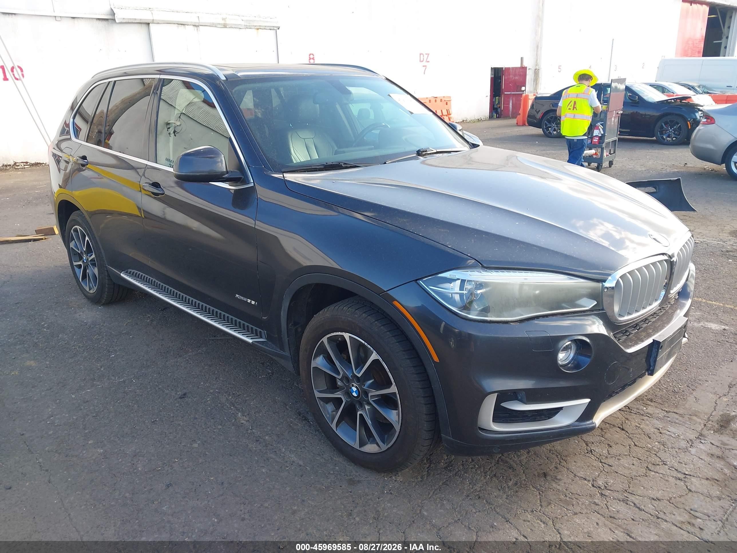 2015 Bmw X5 Xdrive35i Gray vin: 5UXKR0C53F0K60714