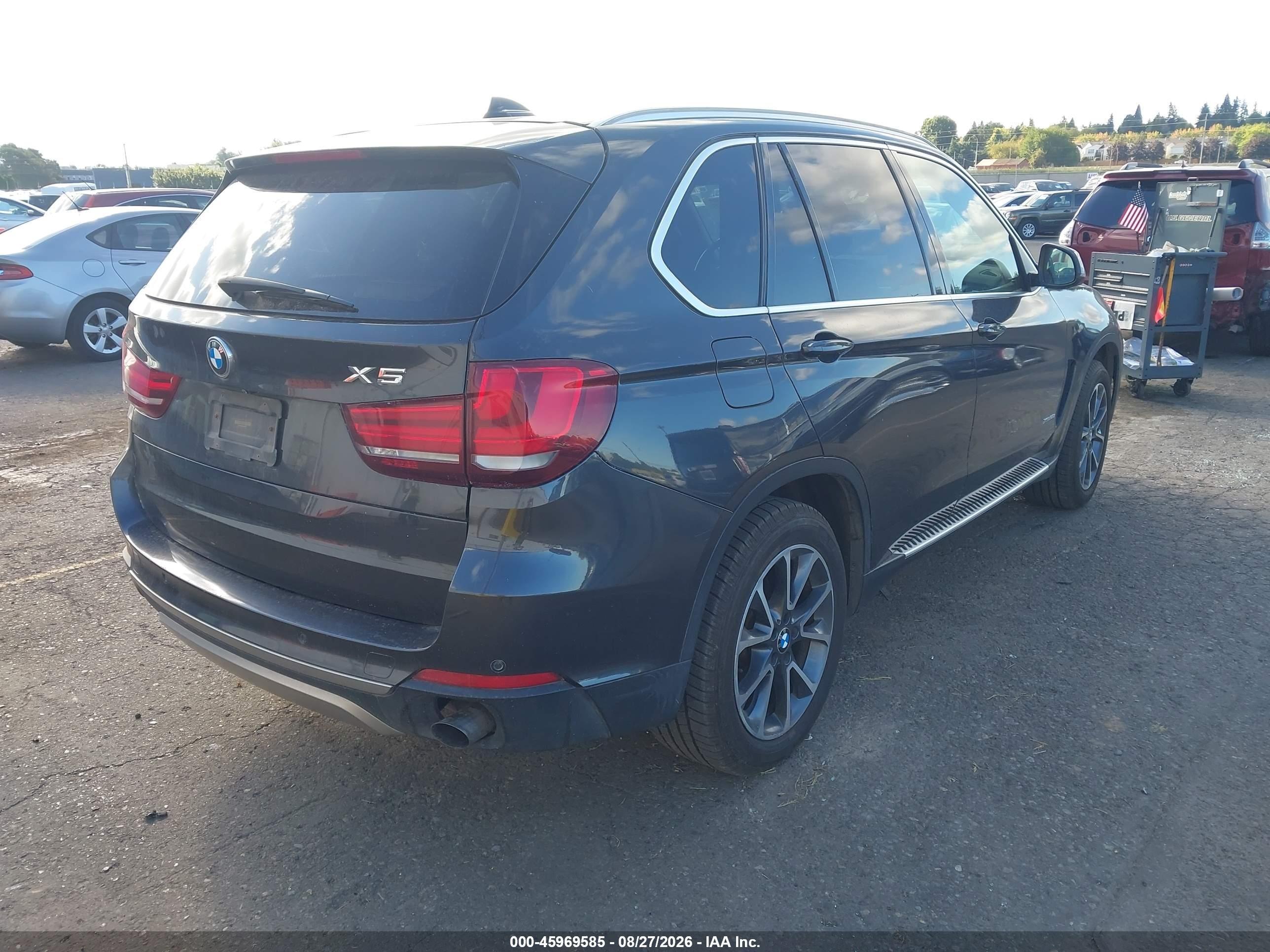 2015 Bmw X5 Xdrive35i Gray vin: 5UXKR0C53F0K60714