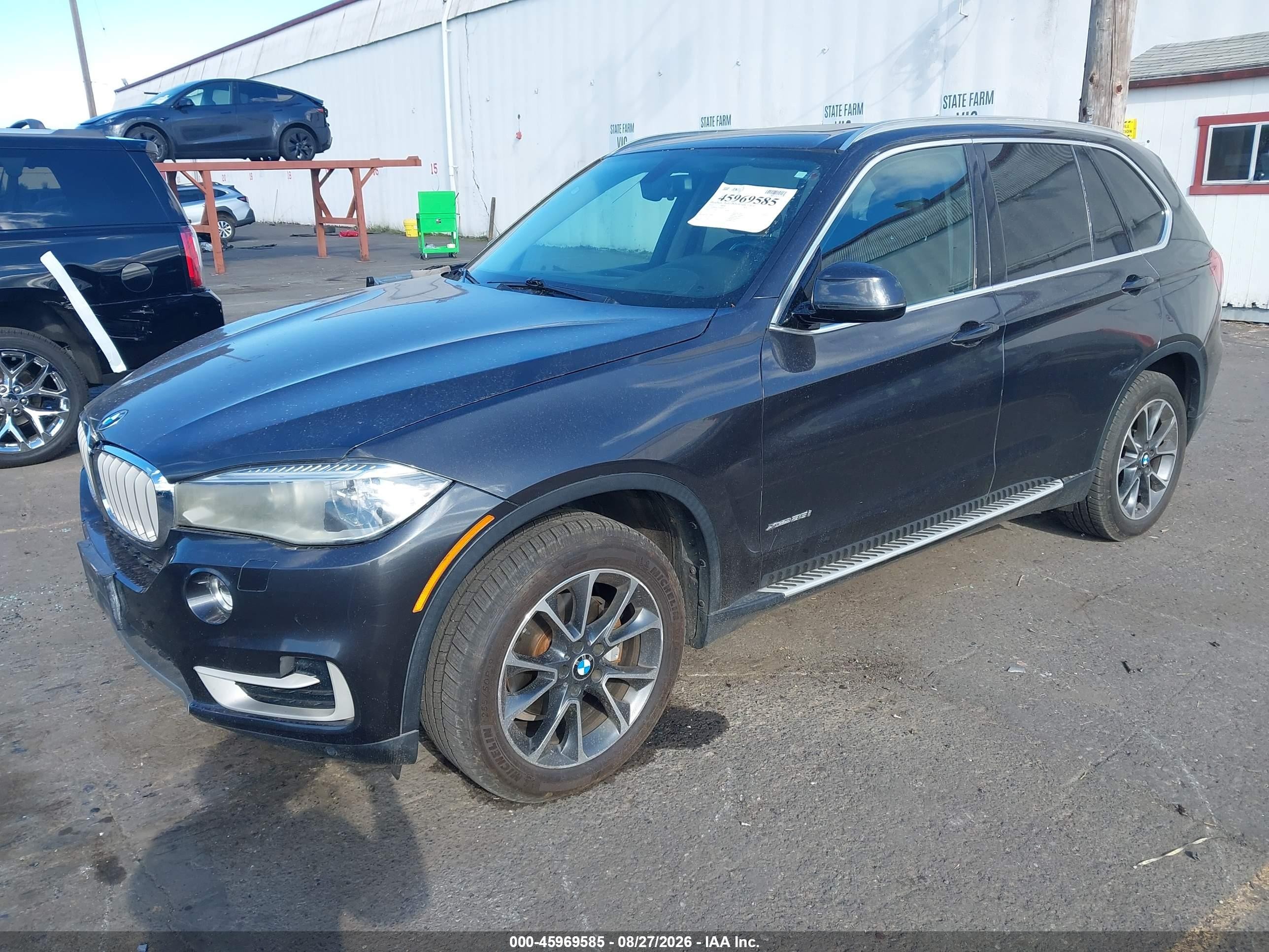 2015 Bmw X5 Xdrive35i Gray vin: 5UXKR0C53F0K60714