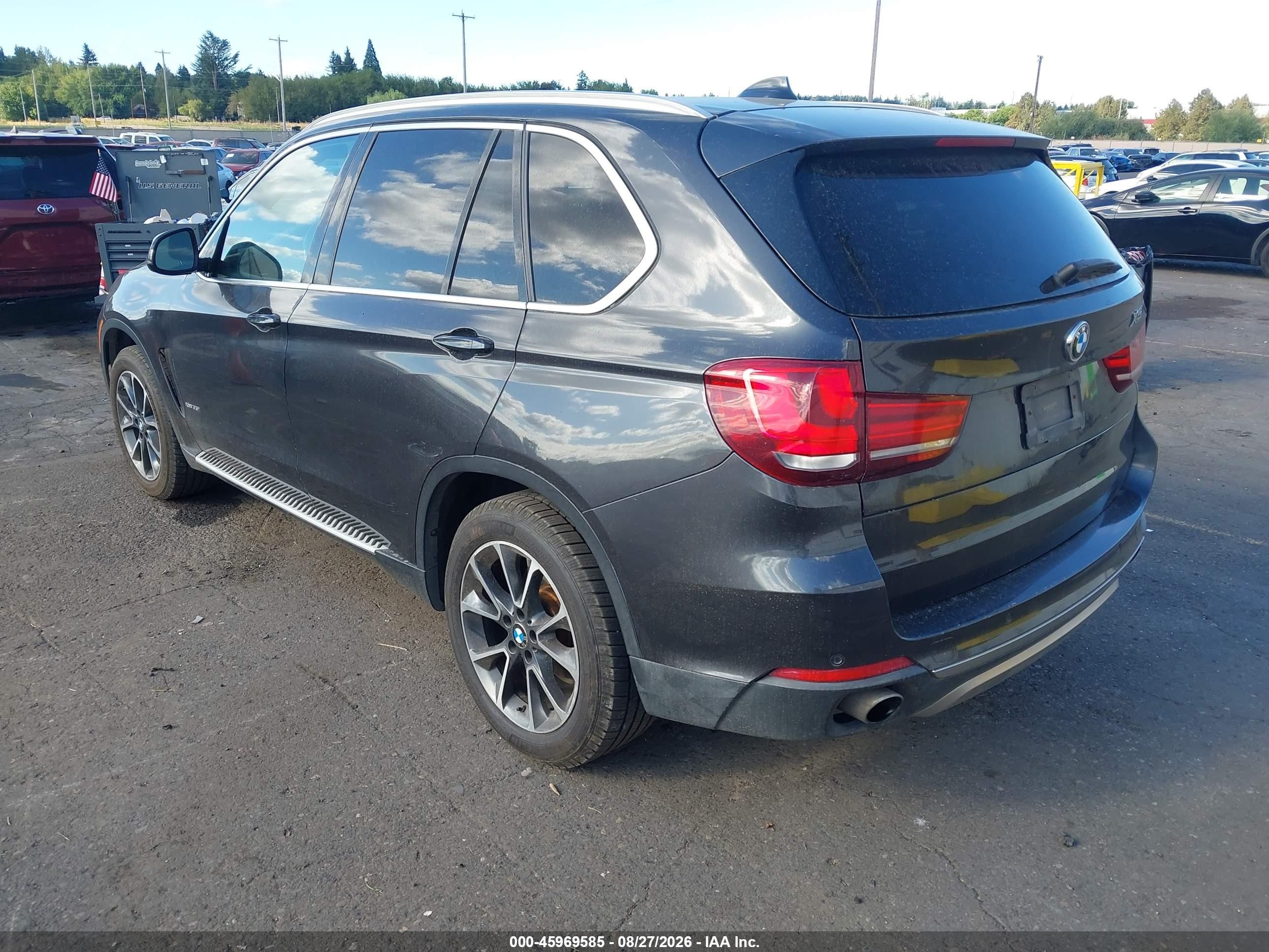 2015 Bmw X5 Xdrive35i Gray vin: 5UXKR0C53F0K60714