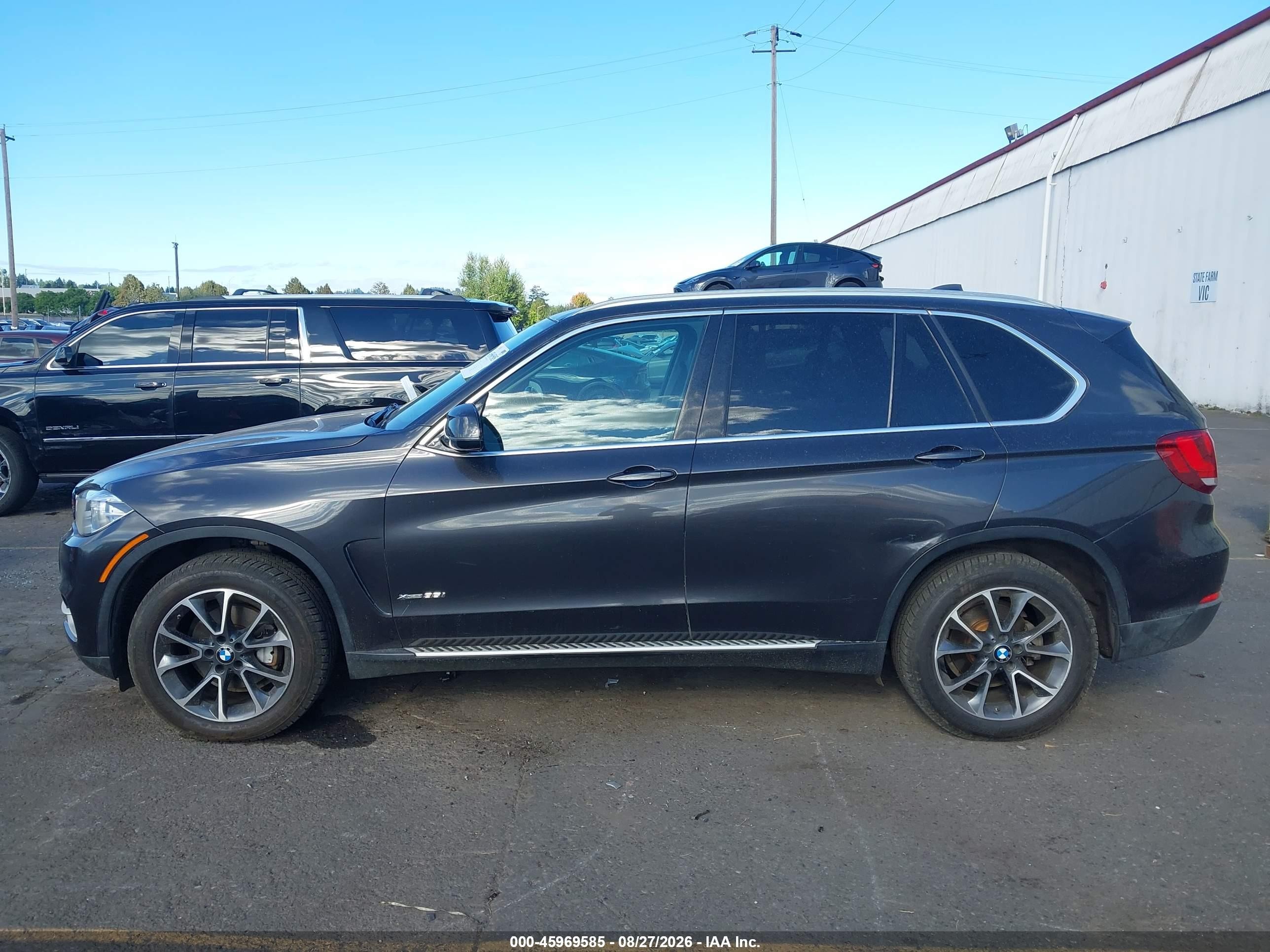 2015 Bmw X5 Xdrive35i Gray vin: 5UXKR0C53F0K60714