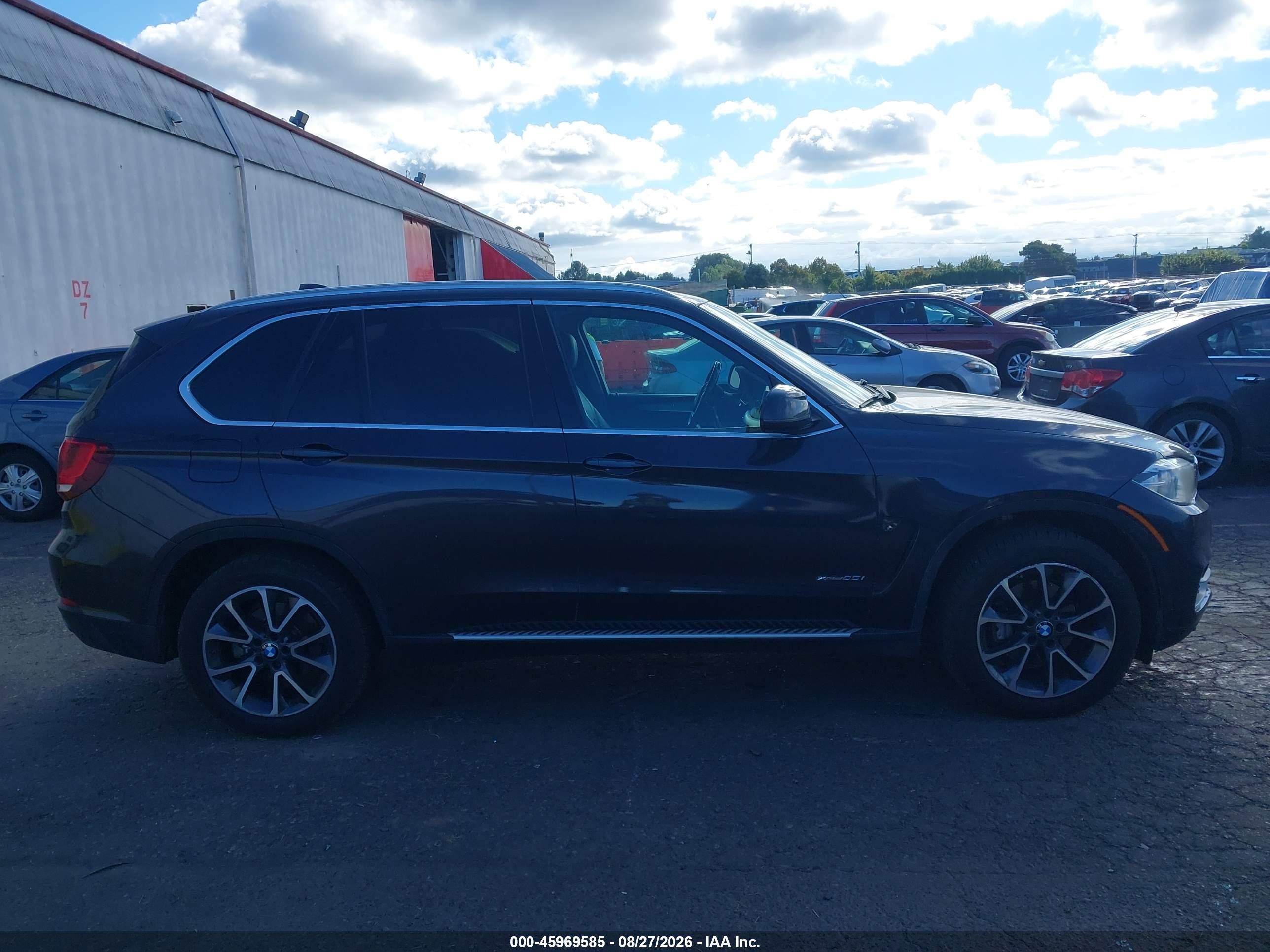 2015 Bmw X5 Xdrive35i Gray vin: 5UXKR0C53F0K60714