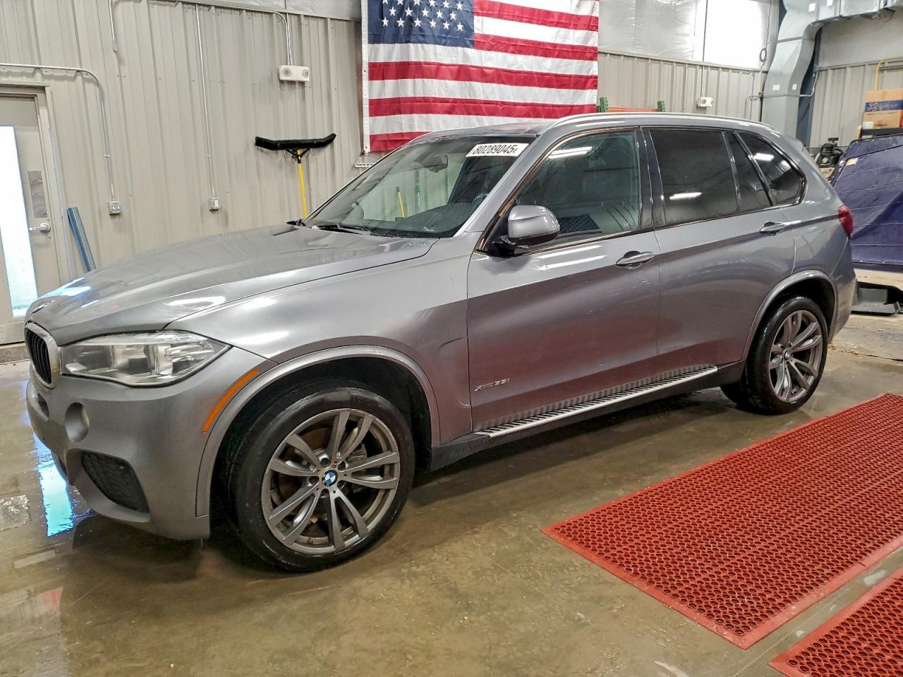 2015 Bmw X5 Xdrive35i Gray vin: 5UXKR0C53F0K62219