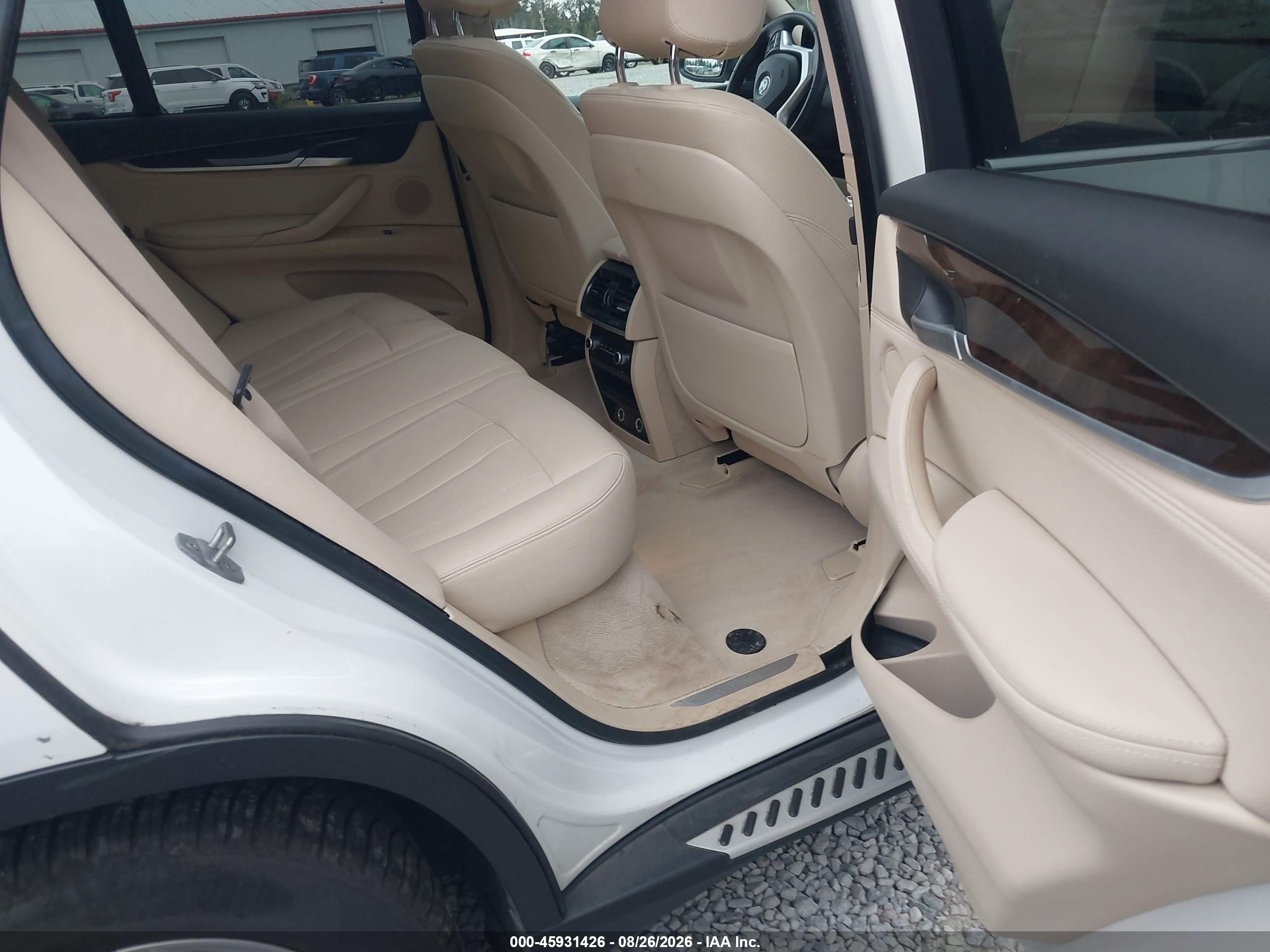 2015 Bmw X5 Xdrive35i White vin: 5UXKR0C53F0K62284