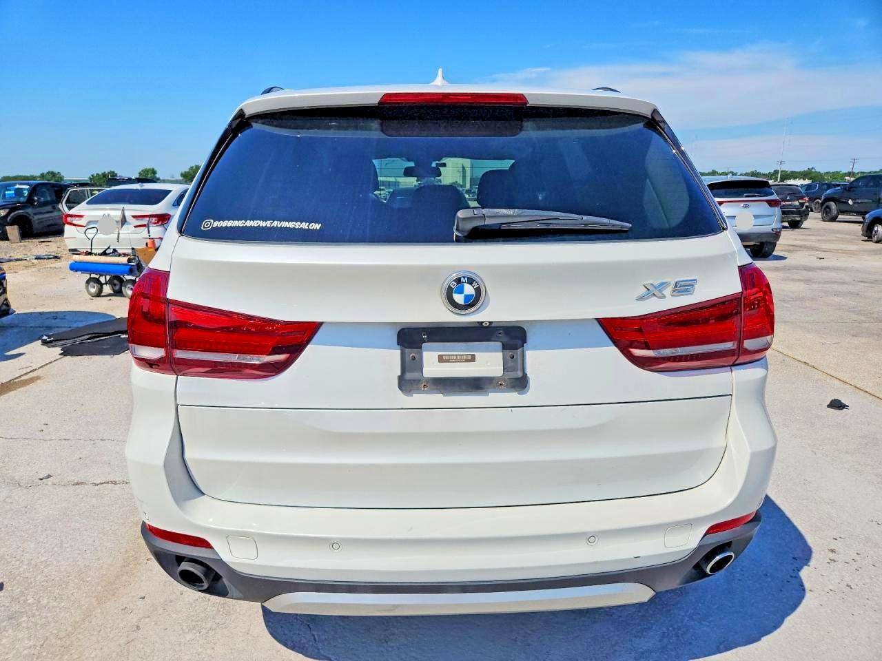 2015 Bmw X5 Xdrive35i Белый vin: 5UXKR0C53F0K63063