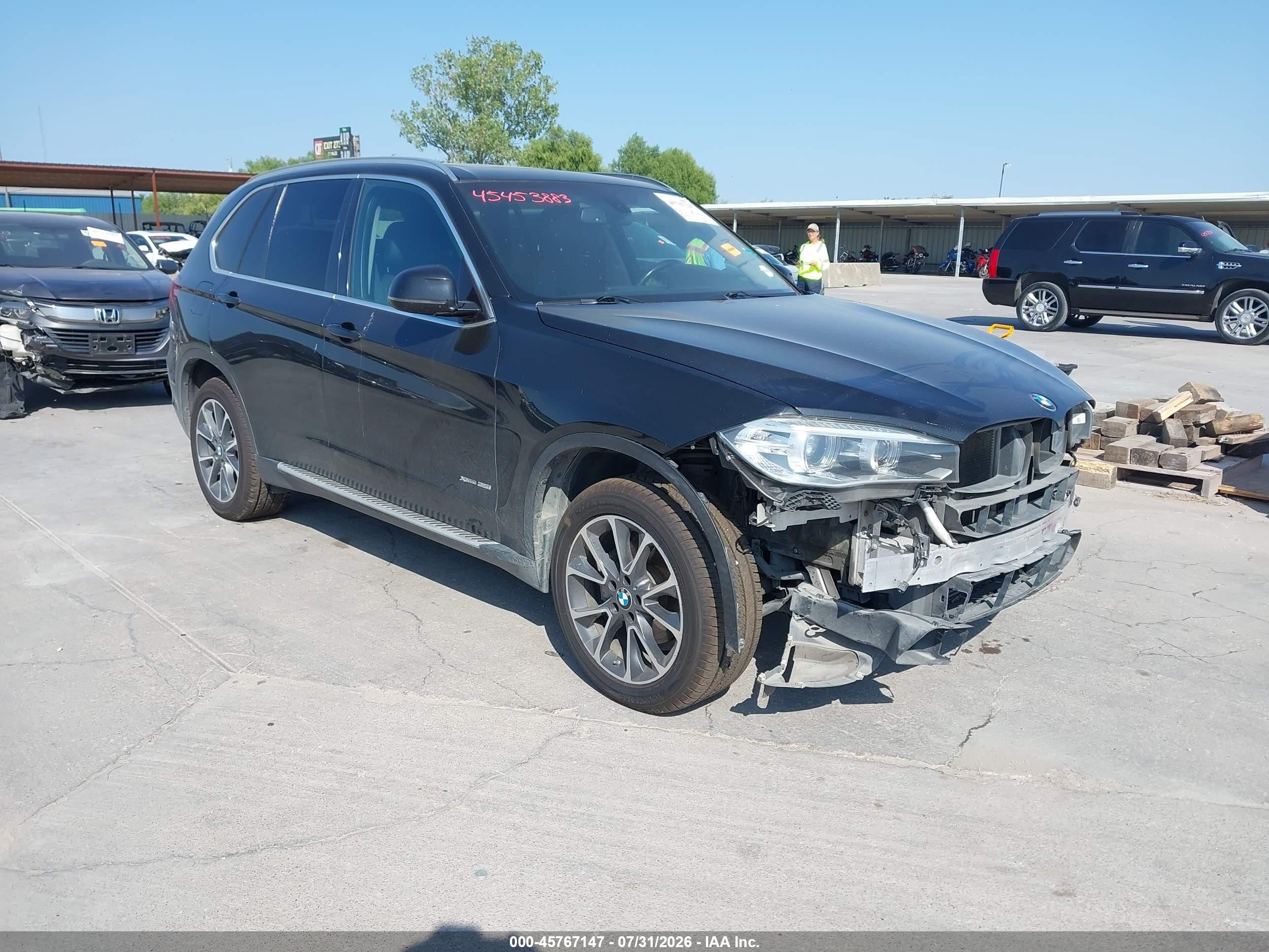 2015 Bmw X5 Xdrive35i Black vin: 5UXKR0C53F0P00169