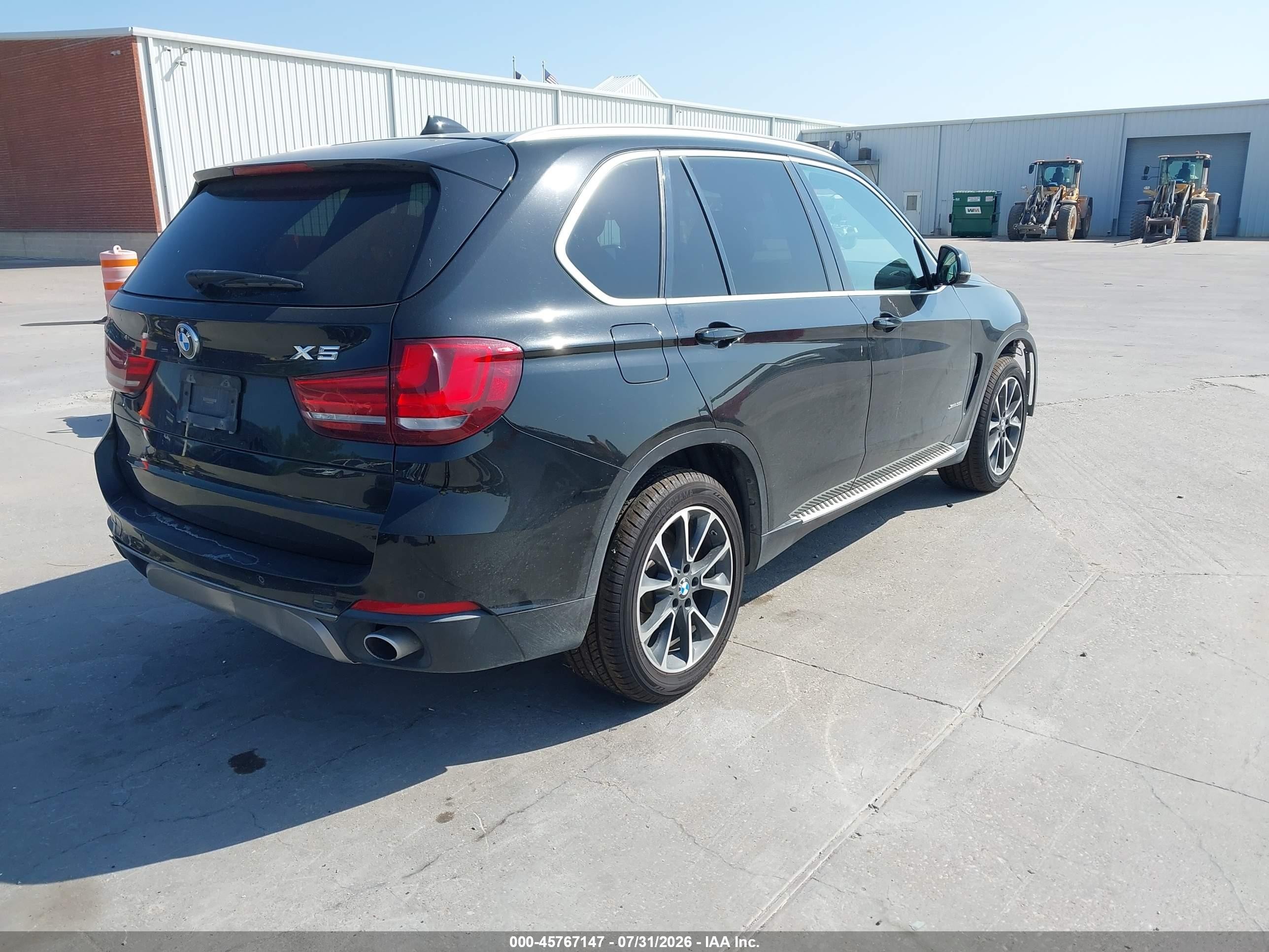 2015 Bmw X5 Xdrive35i Black vin: 5UXKR0C53F0P00169