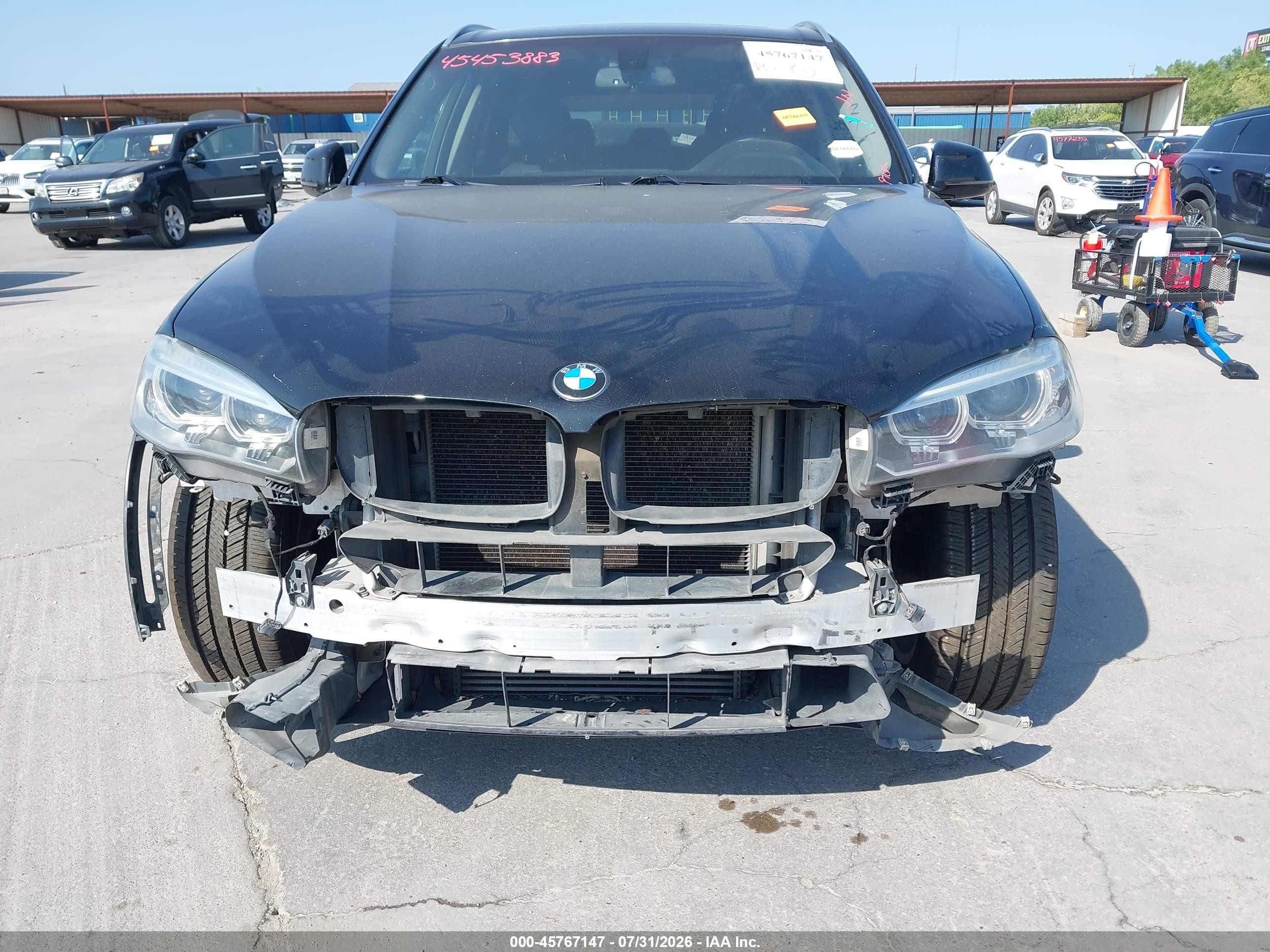 2015 Bmw X5 Xdrive35i Black vin: 5UXKR0C53F0P00169