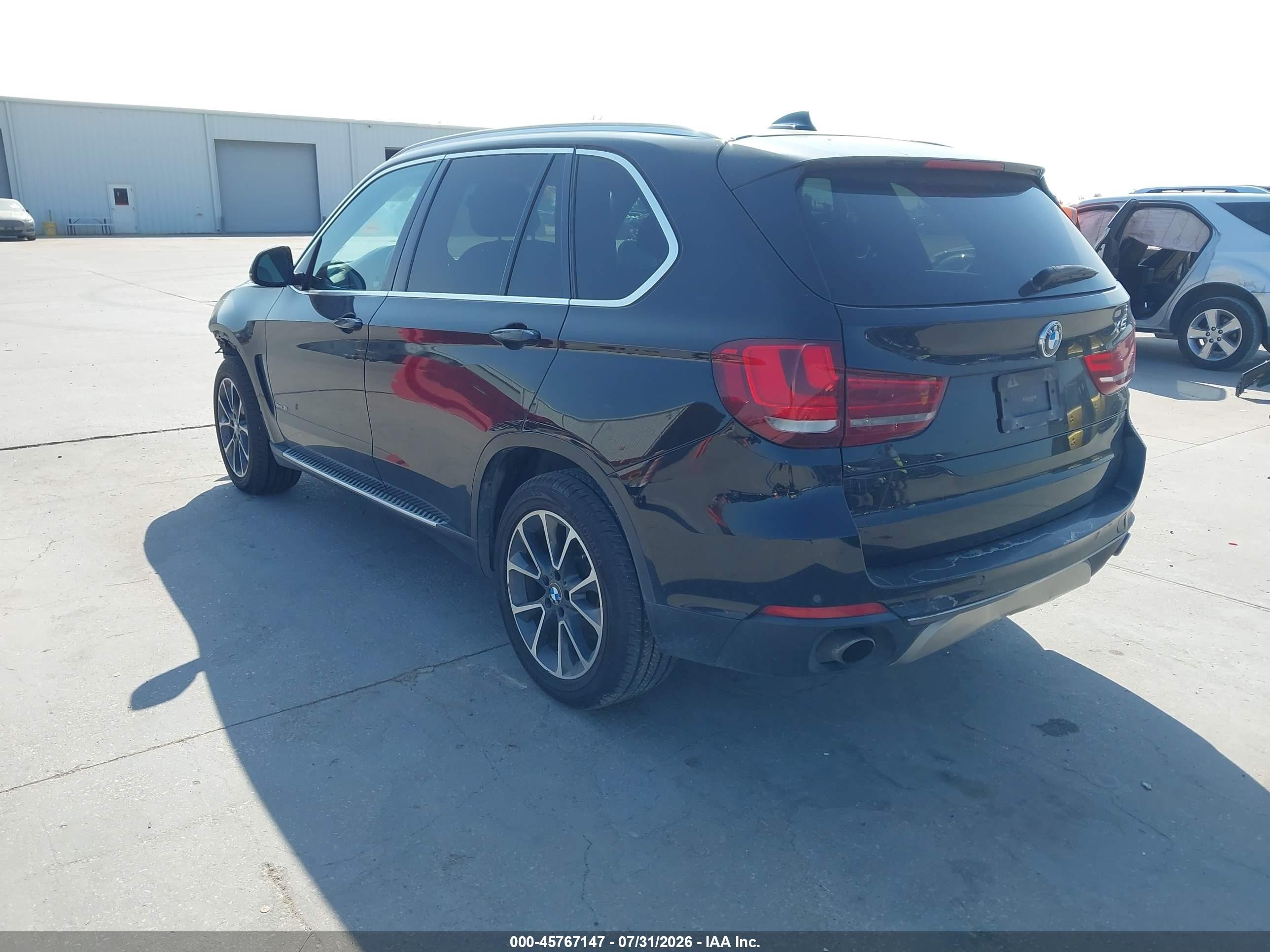 2015 Bmw X5 Xdrive35i Black vin: 5UXKR0C53F0P00169