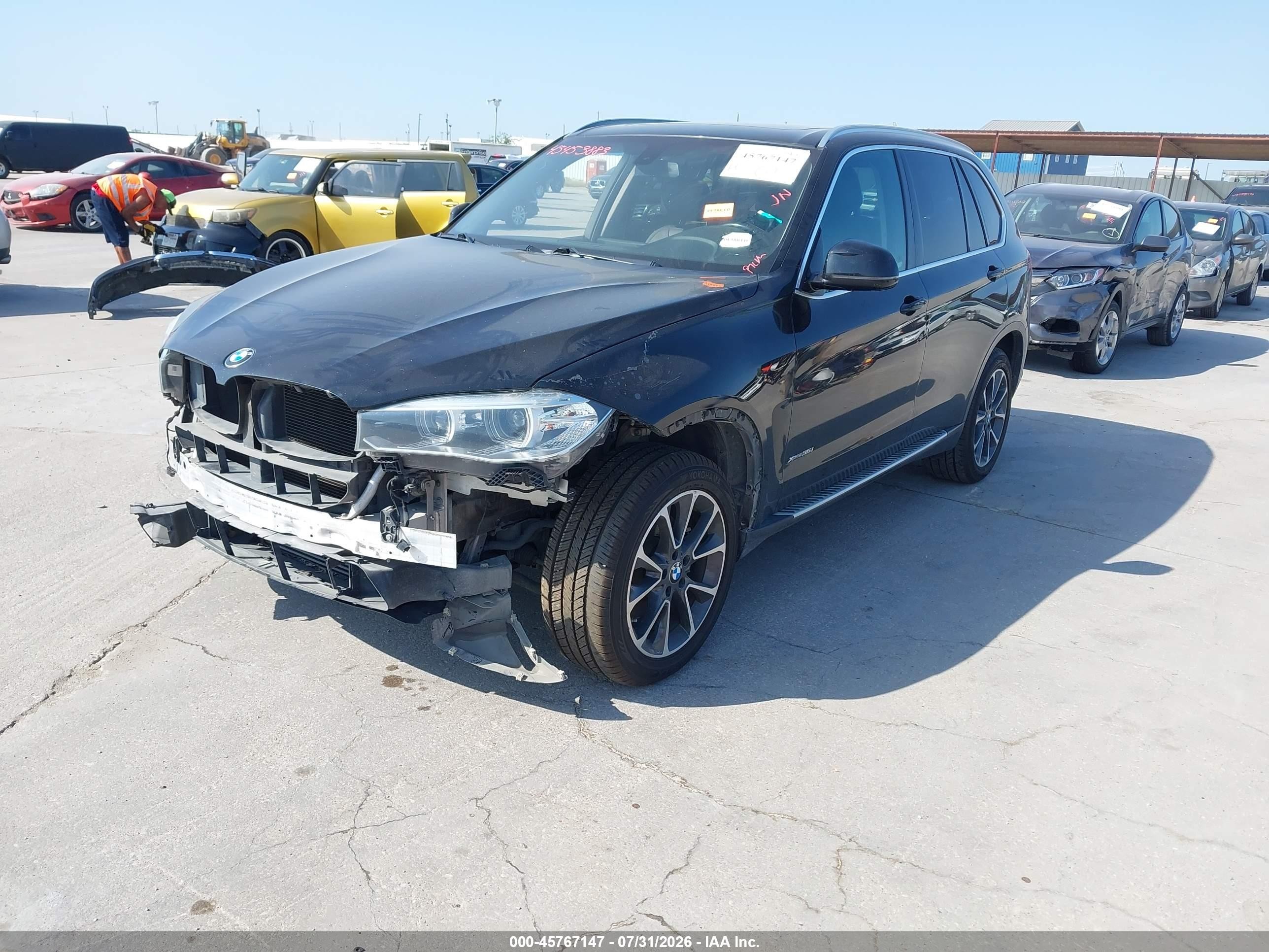 2015 Bmw X5 Xdrive35i Black vin: 5UXKR0C53F0P00169