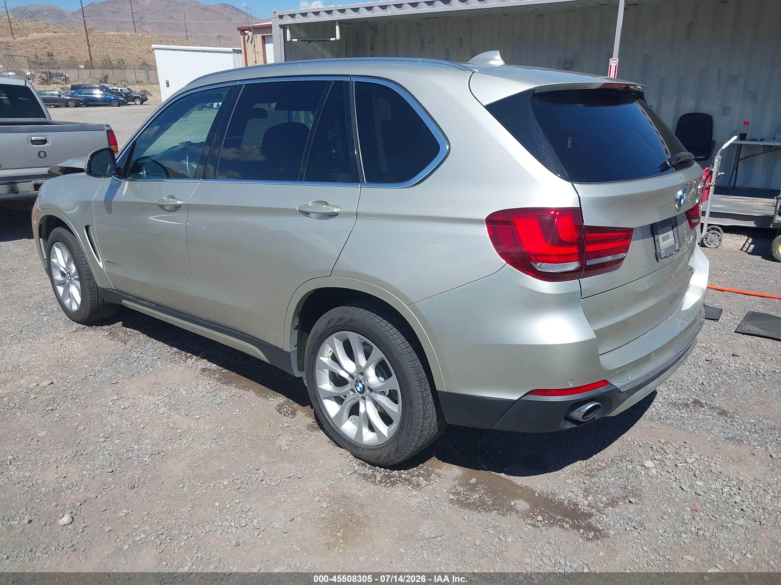 2015 Bmw X5 Xdrive35i Silver vin: 5UXKR0C53F0P04528