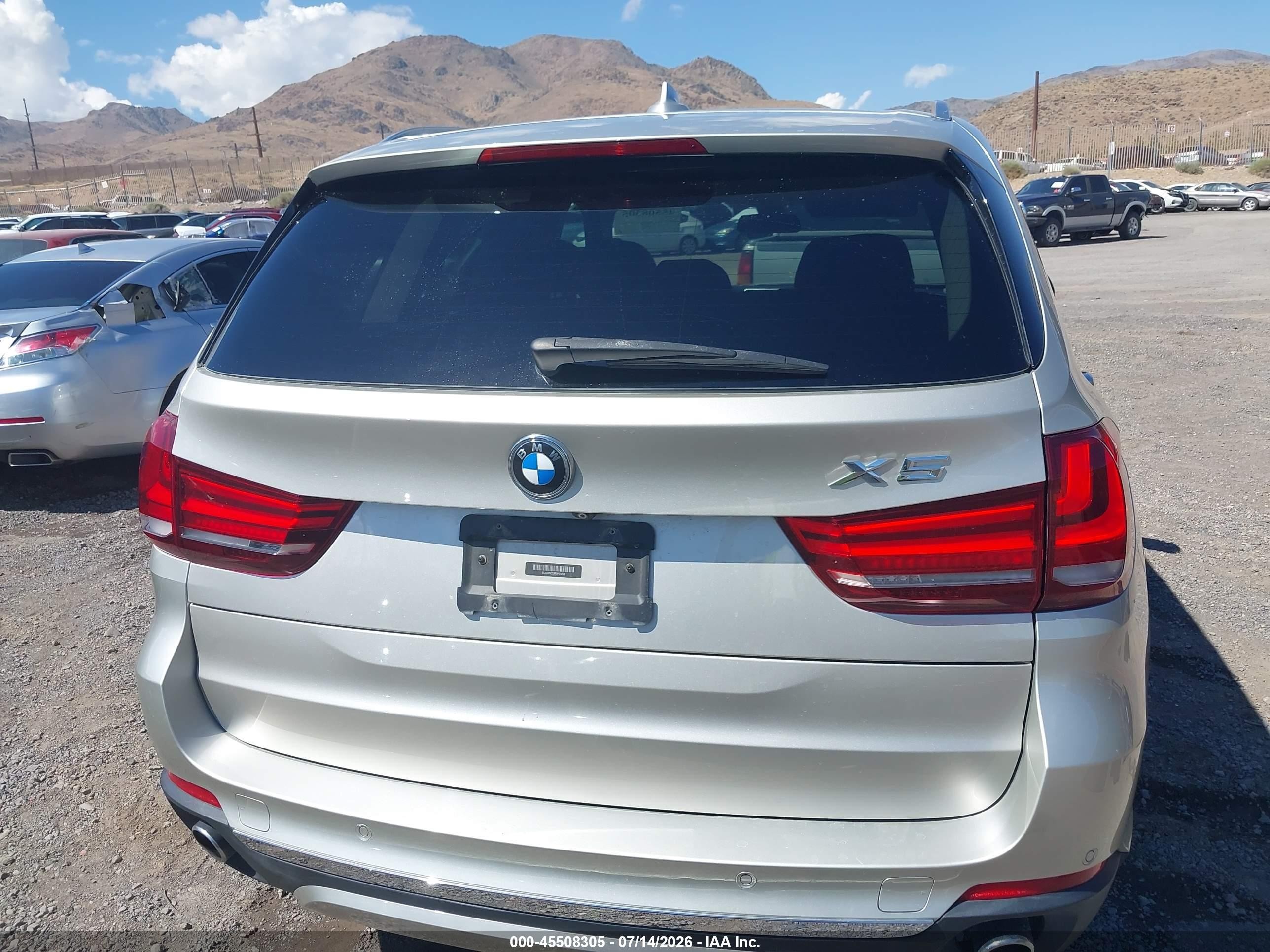 2015 Bmw X5 Xdrive35i Silver vin: 5UXKR0C53F0P04528